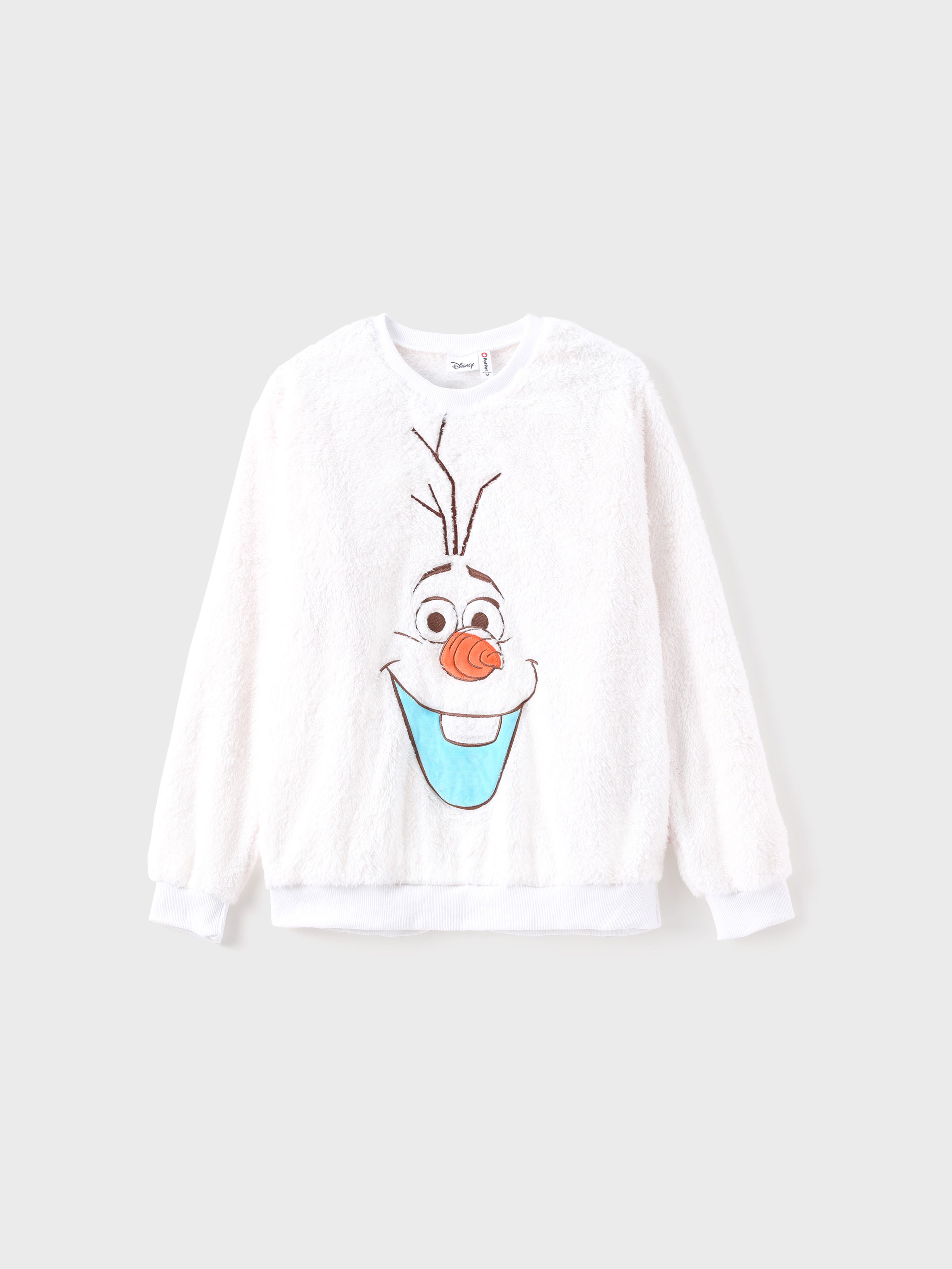 

Disney Frozen Mommy And Me Elsa And Olaf Embroidered Plush Long-sleeve Top