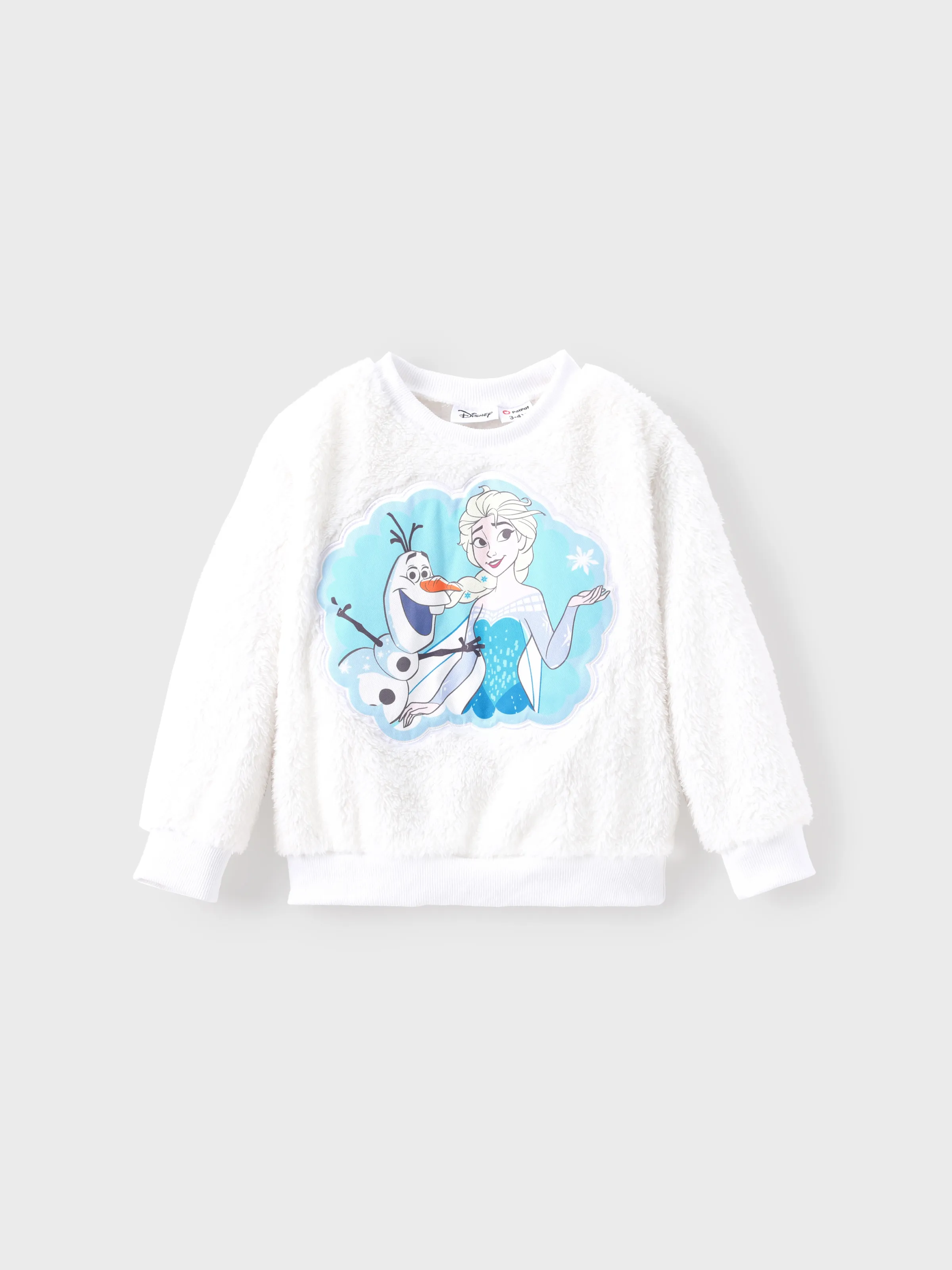 

Disney Frozen Mommy And Me Elsa And Olaf Embroidered Plush Long-sleeve Top