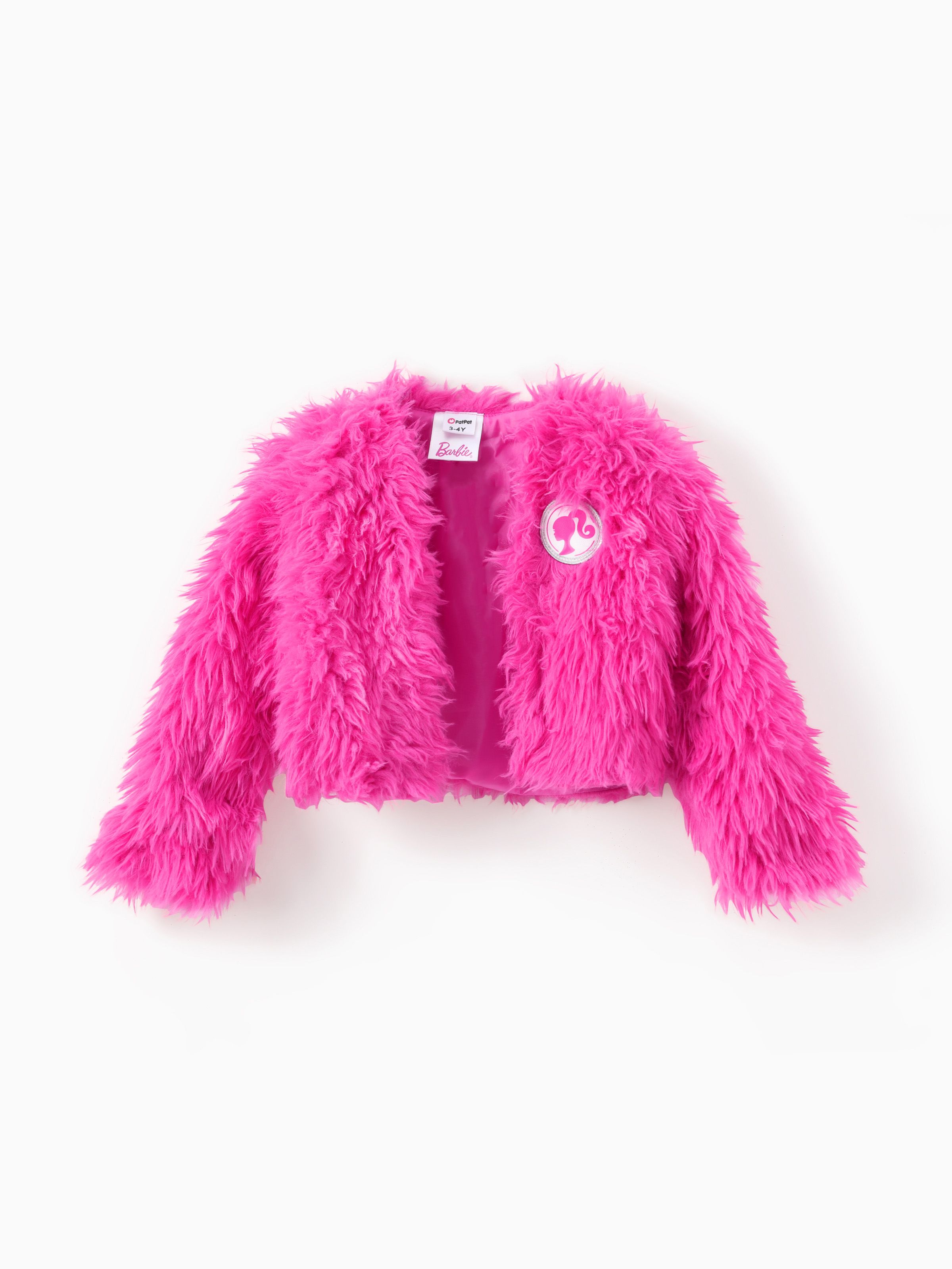 

Barbie Toddler/Kid Girl 1pc Faux Fur Coat