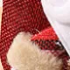 Checkered Christmas Stocking - Decorative Gift Bag for Children with Santa Claus Design, Ideal for Candy and Presents Color-A