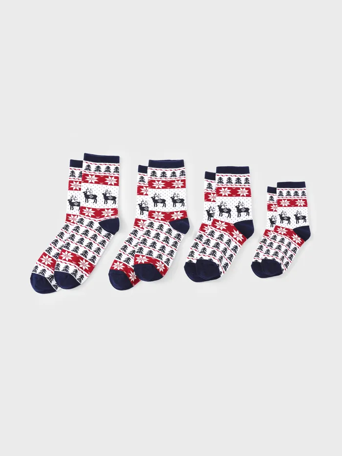 Christmas pattern Casual Family Matching Socks