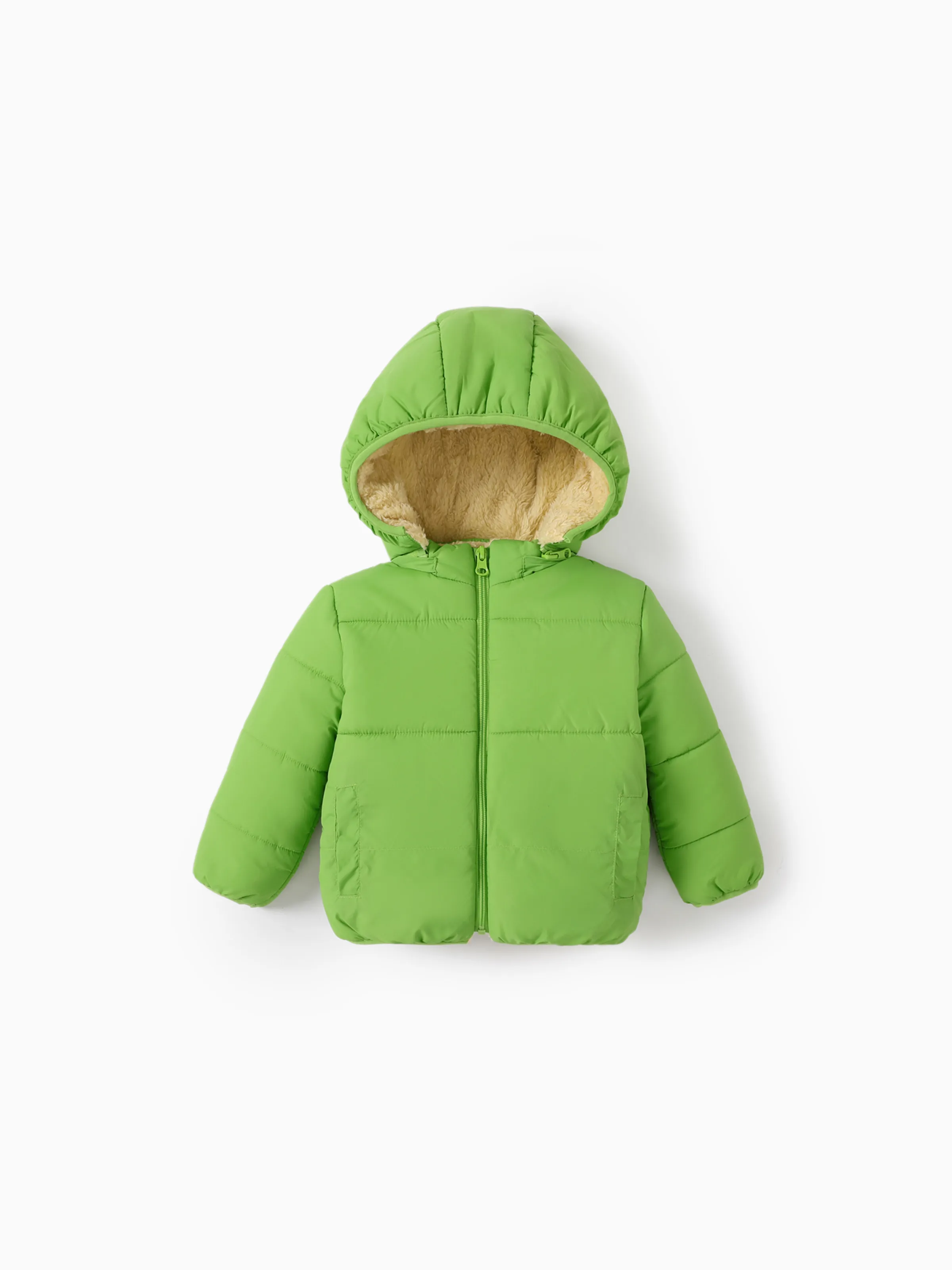 

Toddler Boy/Toddler Girl Fleece-lining Quilted Puffer Jacket