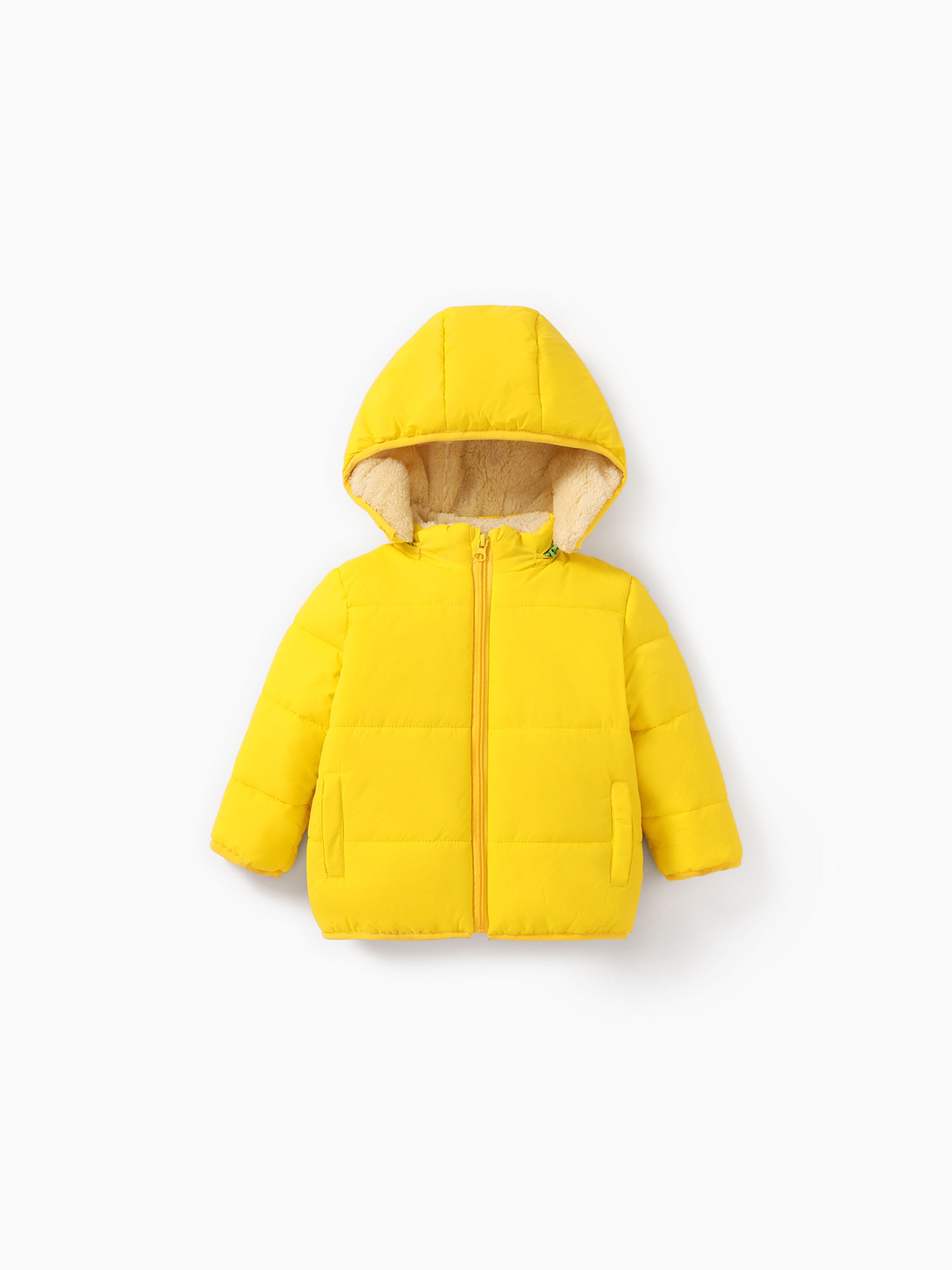 

Toddler Boy/Toddler Girl Fleece-lining Quilted Puffer Jacket