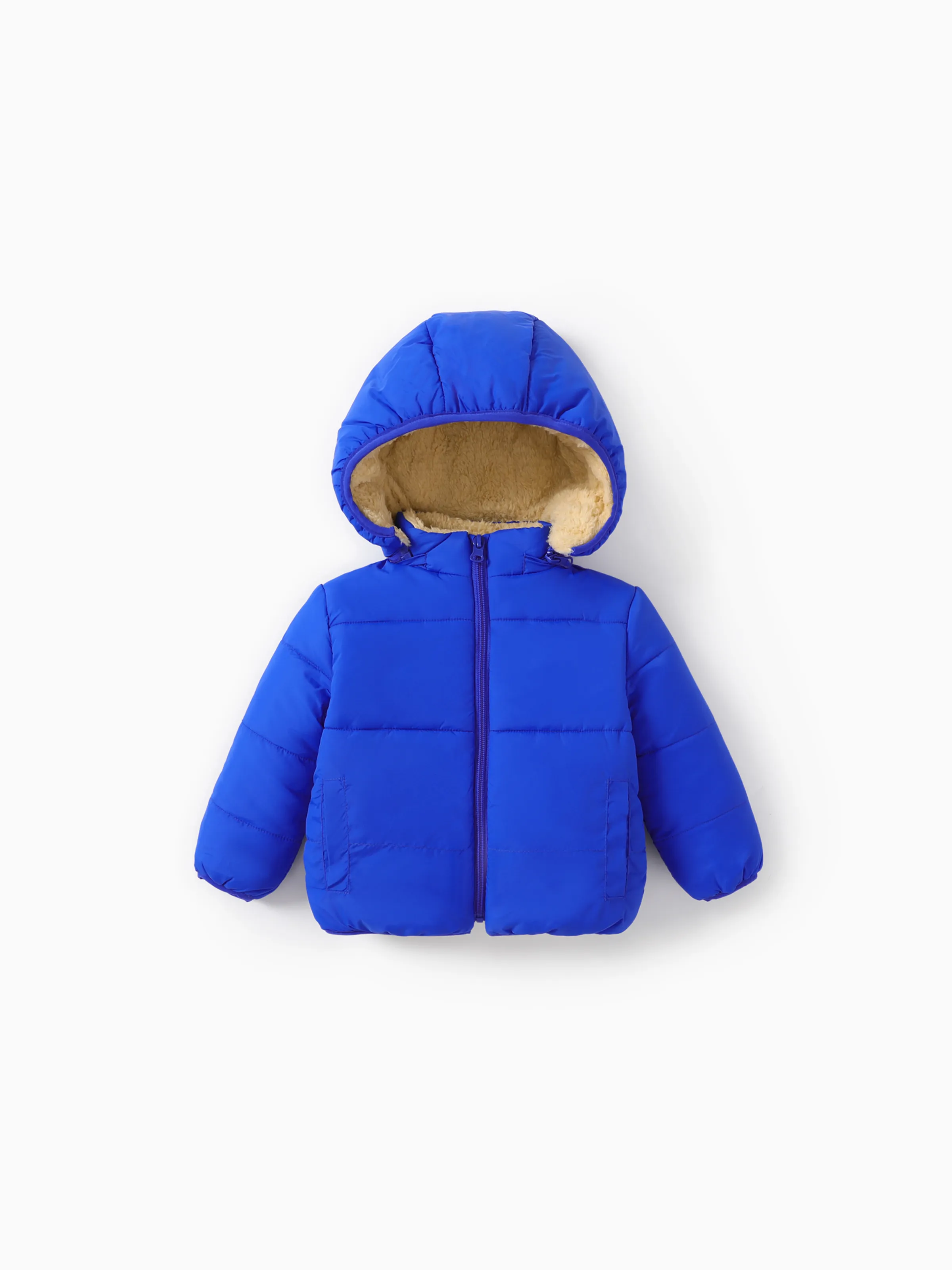 

Toddler Boy/Toddler Girl Fleece-lining Quilted Puffer Jacket