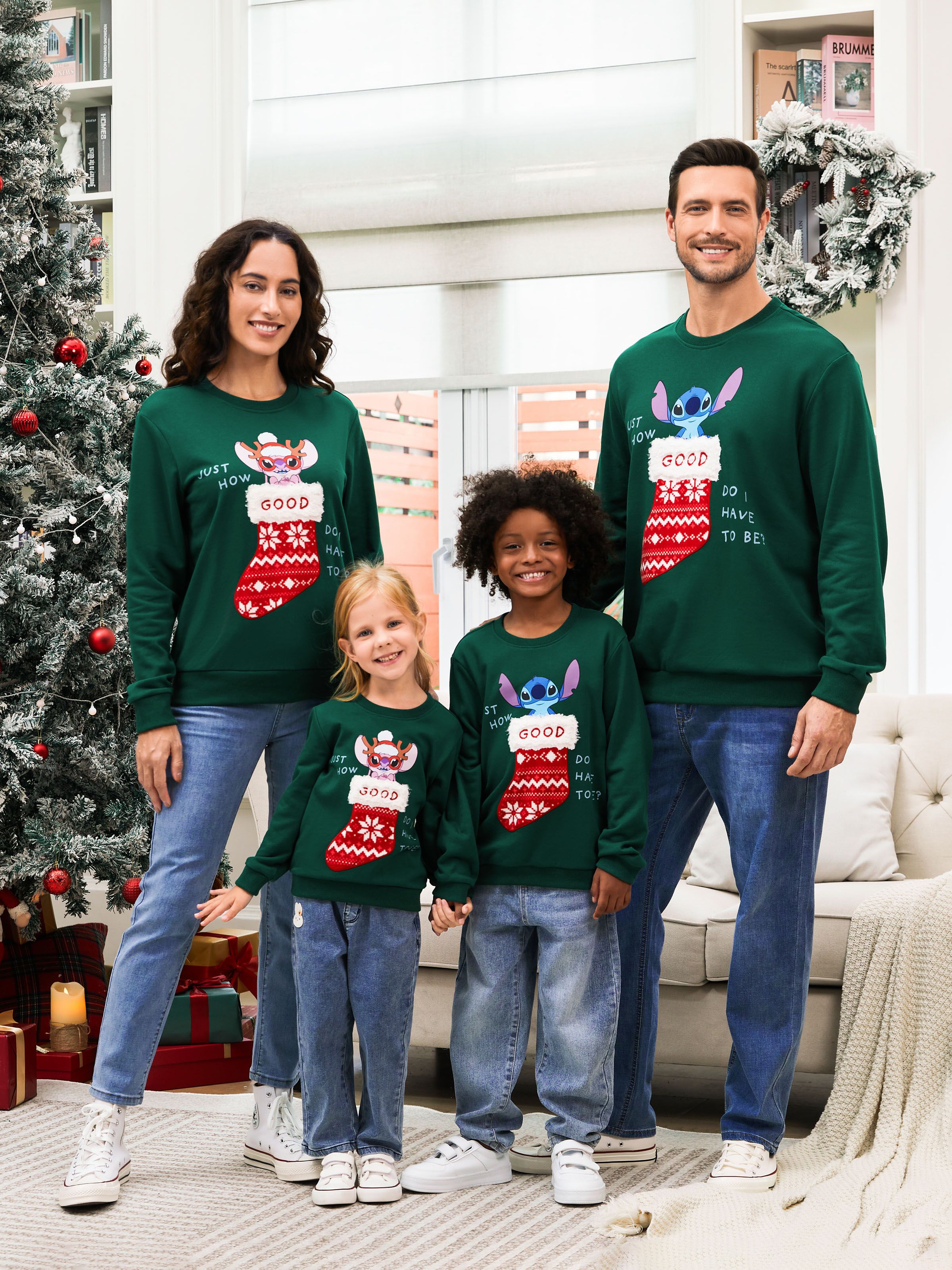 Disney Matching 2024 Family Christmas Sweaters