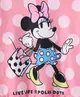 Disney Mickey and Friends Toddler/Kid Girl 2pcs Minnie Mouse Polka dots Hoodie And Pants Set  Pink