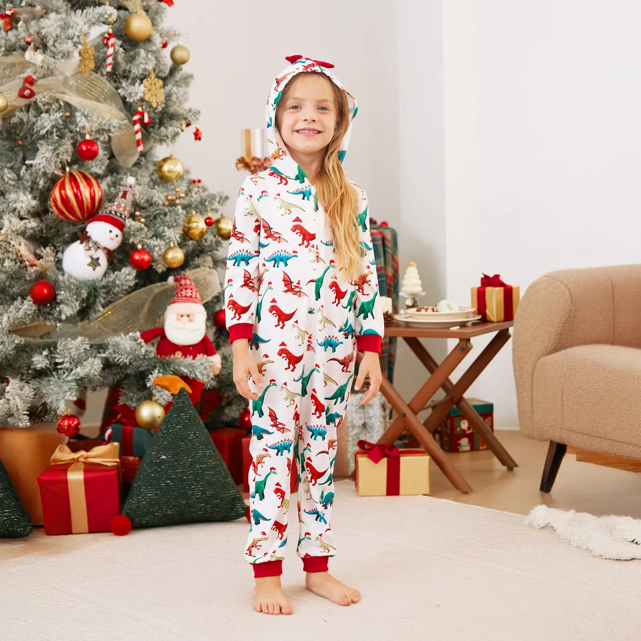 Christmas Family Matching Pajamas with 3D Design
