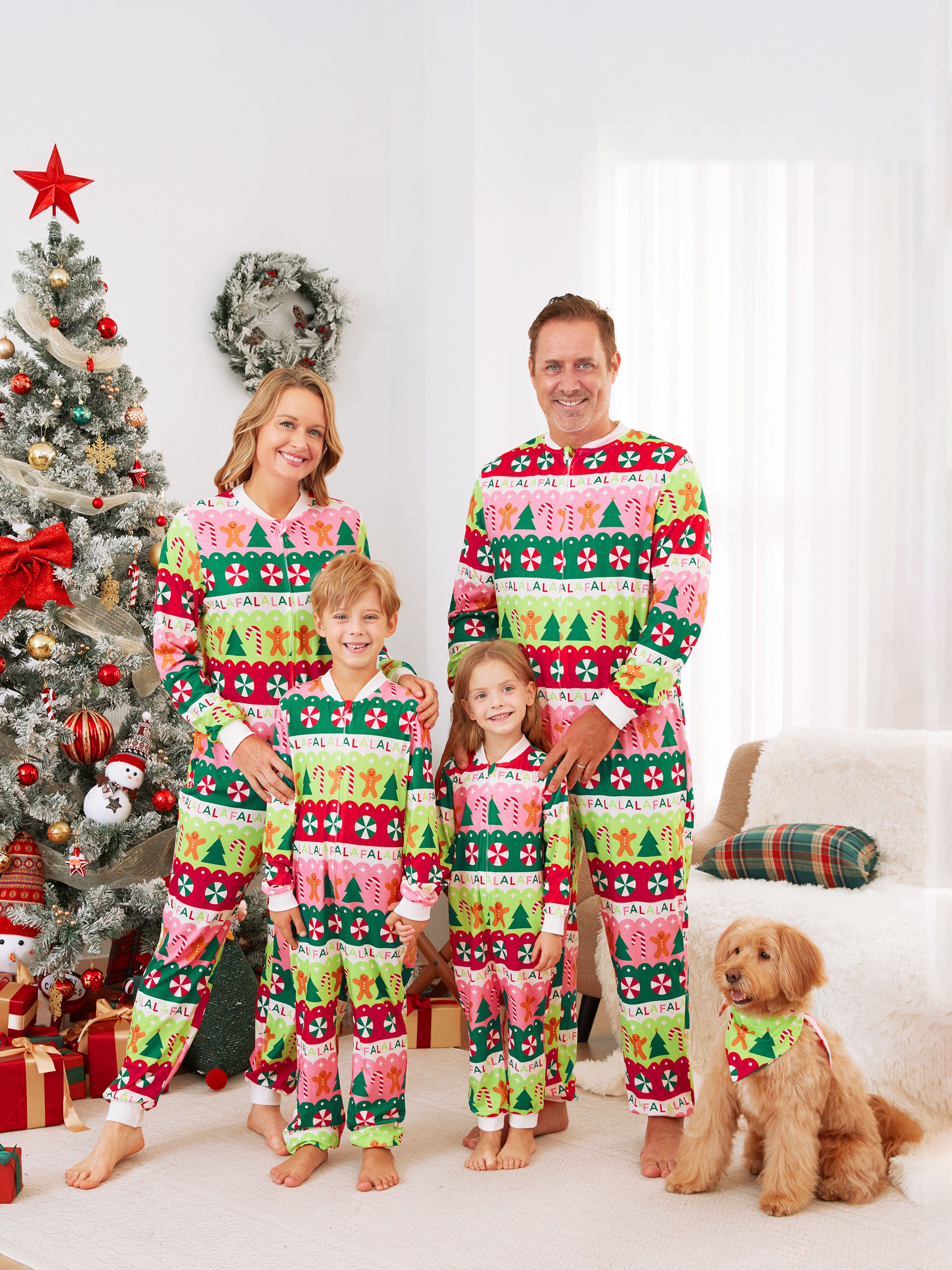 Christmas onesie pajamas for family sale