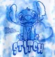 Disney Stitch Kid Boy/Girl 2pcs Character Tie-dyed Pattern Hoodies And Pants Set 
 Light Blue