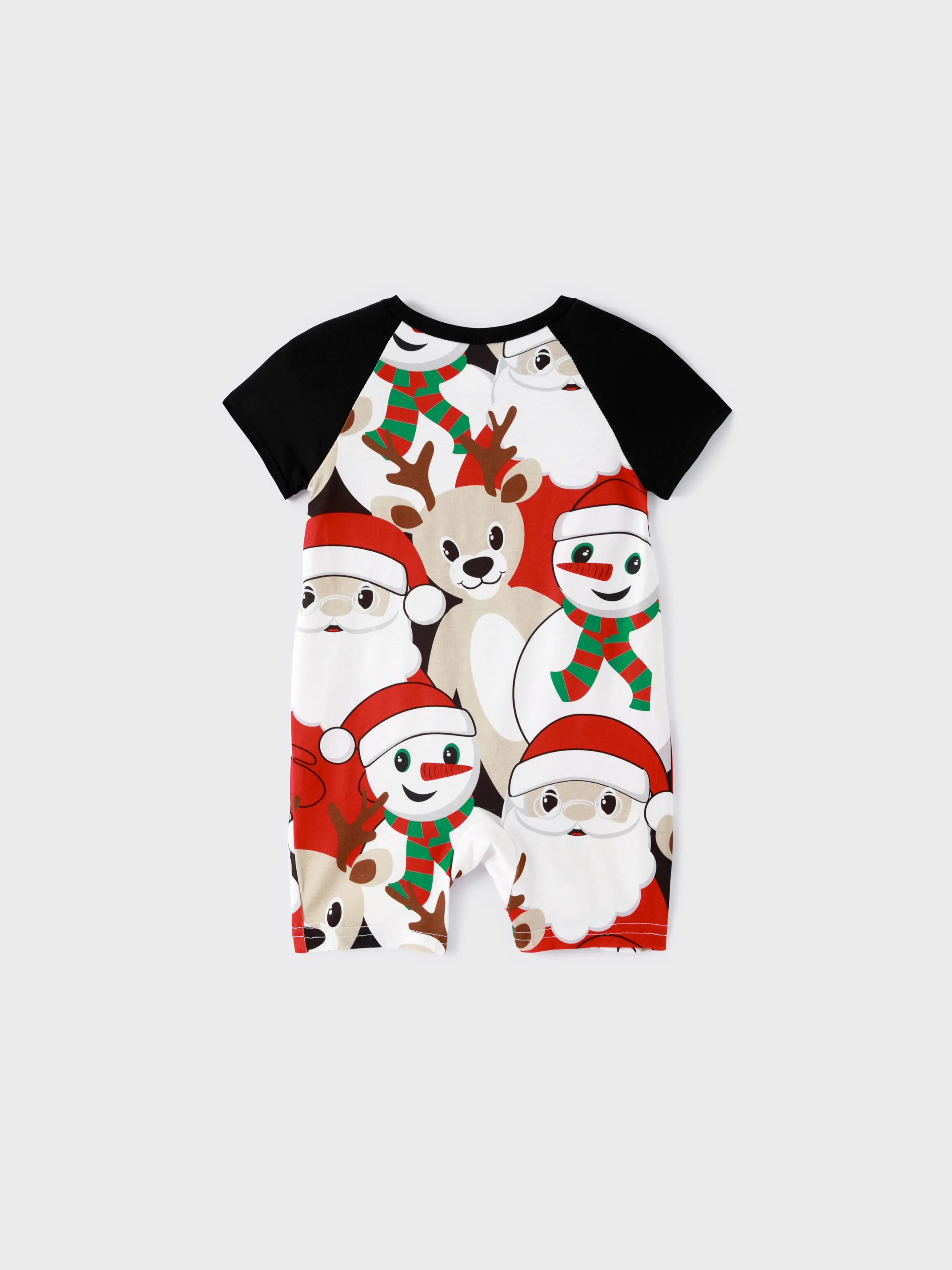 

Sibling Matching Christmas Pajamas Short-sleeve Graphic Tee & Shorts Pajamas Sets