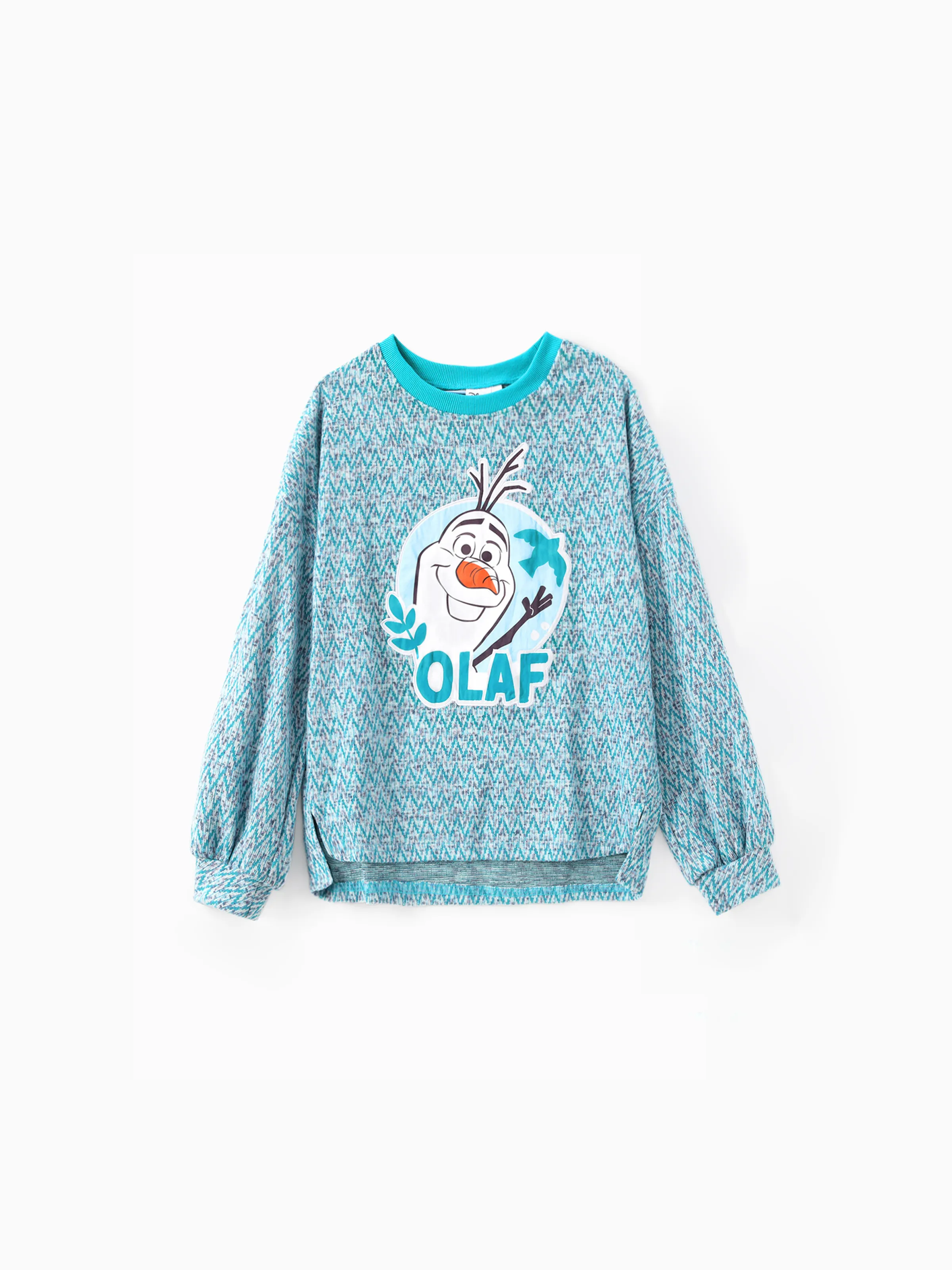 

Disney Frozen Mommy And Me Elsa/Olaf Pattern Slit Hem Knitwear/ Skirt Set