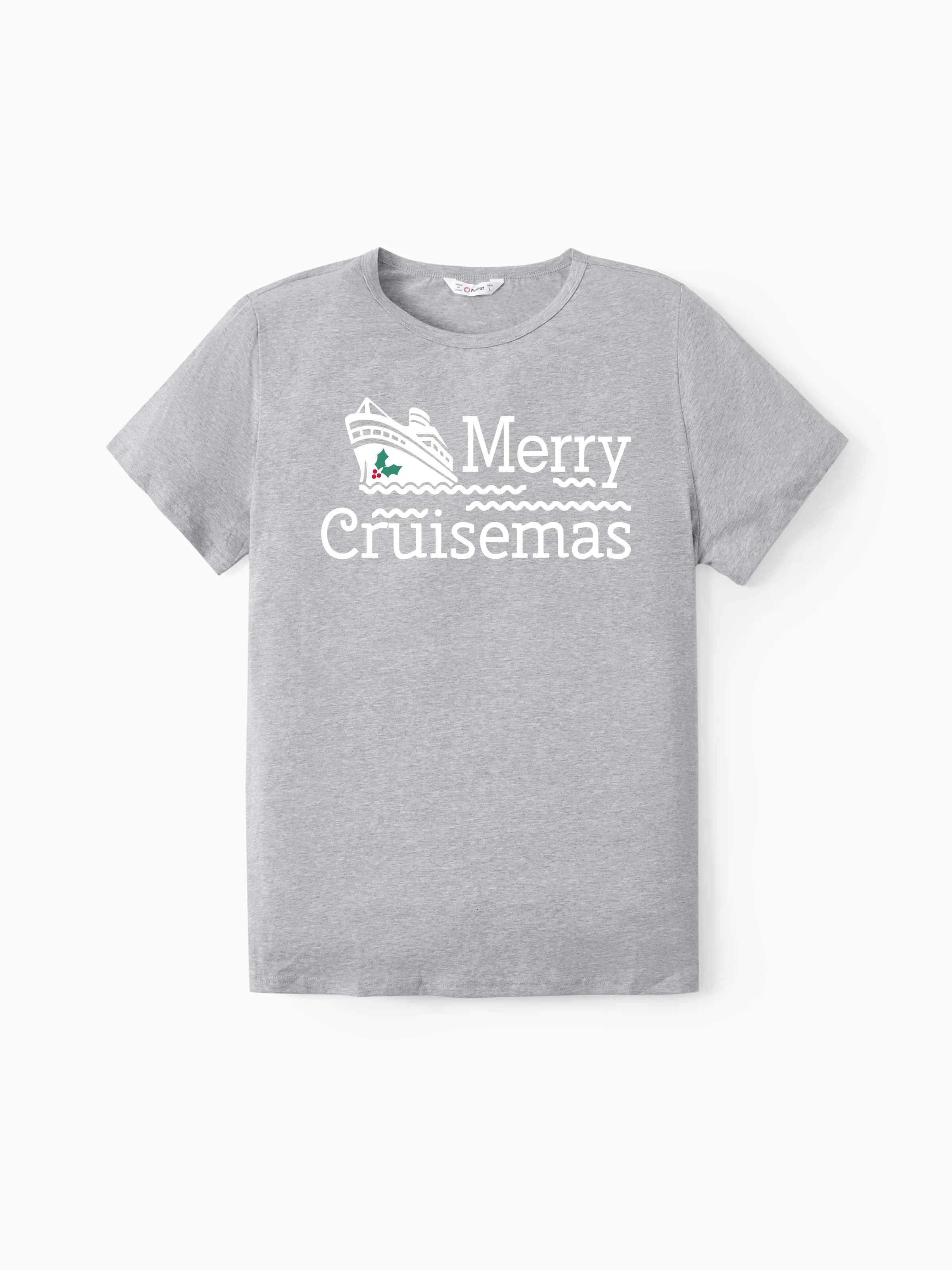 

Christmas Tee Matching Summer Merry Cruisemas Design Cruise Pattern (Short Sleeves)