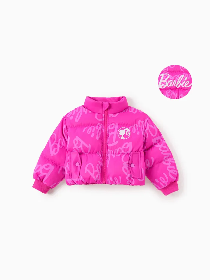 Barbie Toddler/Kid 1pc Logo Pattern Long-sleeve Jacket Coat 