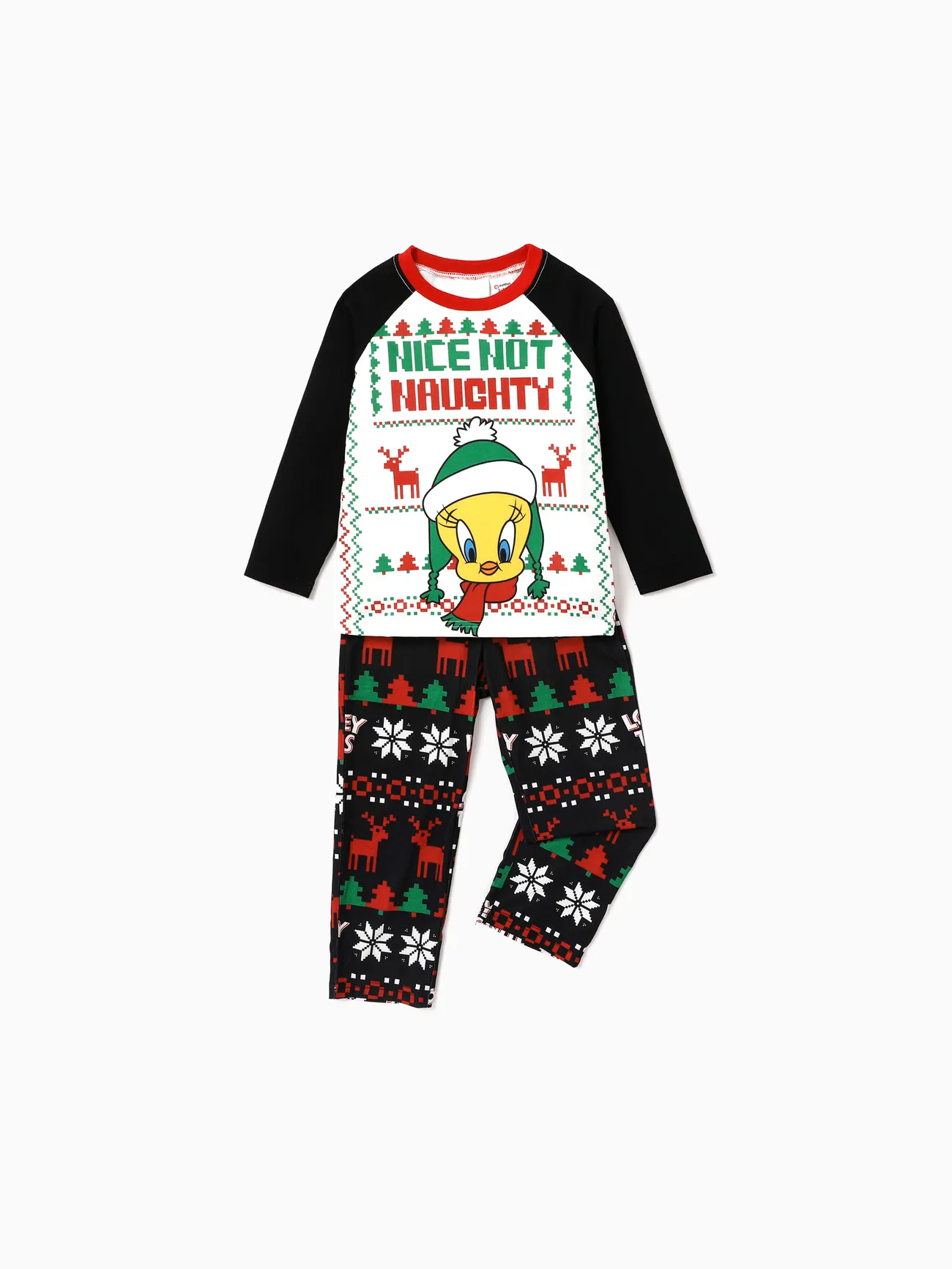 

Looney Tunes Toddler/Kid Christmas Pajamas Set