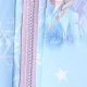 Disney Frozen Toddler Girl 2pcs Elsa And Anna Gradient/Snowflakes Print Hooded Jacket Coat With Storage Bag 
 Blue