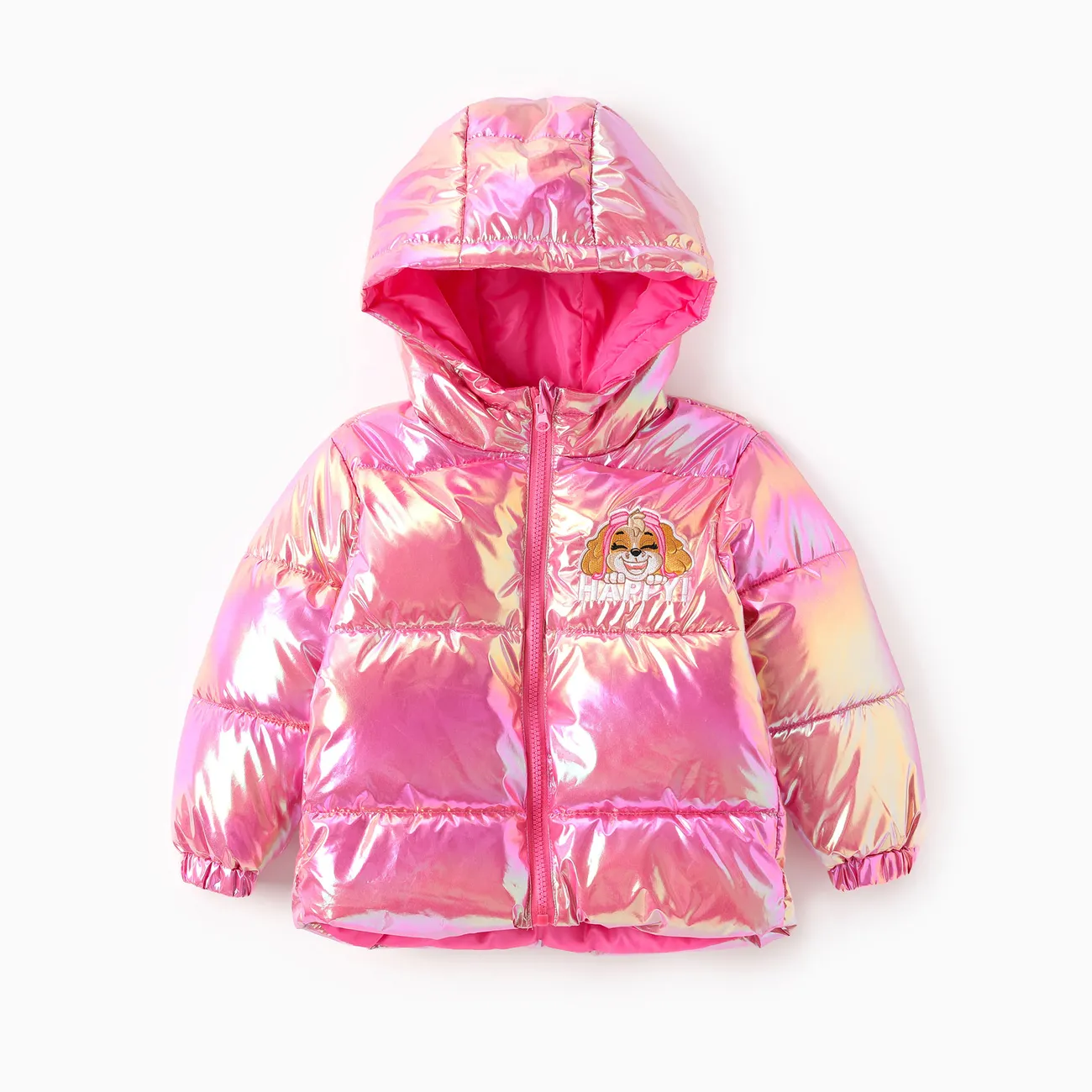 PAW Patrol Toddler Boy/GIrl 1pc Chase/Skye Bright Hooded Quilted Puffer Jacket Coat
