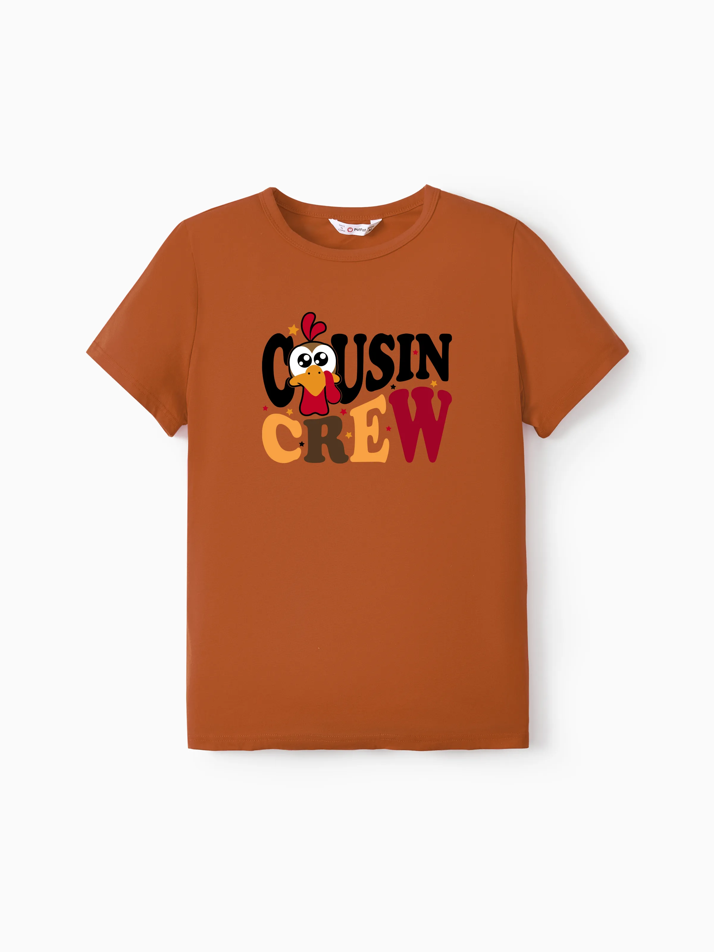 

Thanksgiving Matching Short Sleeves Tops for Whole Family