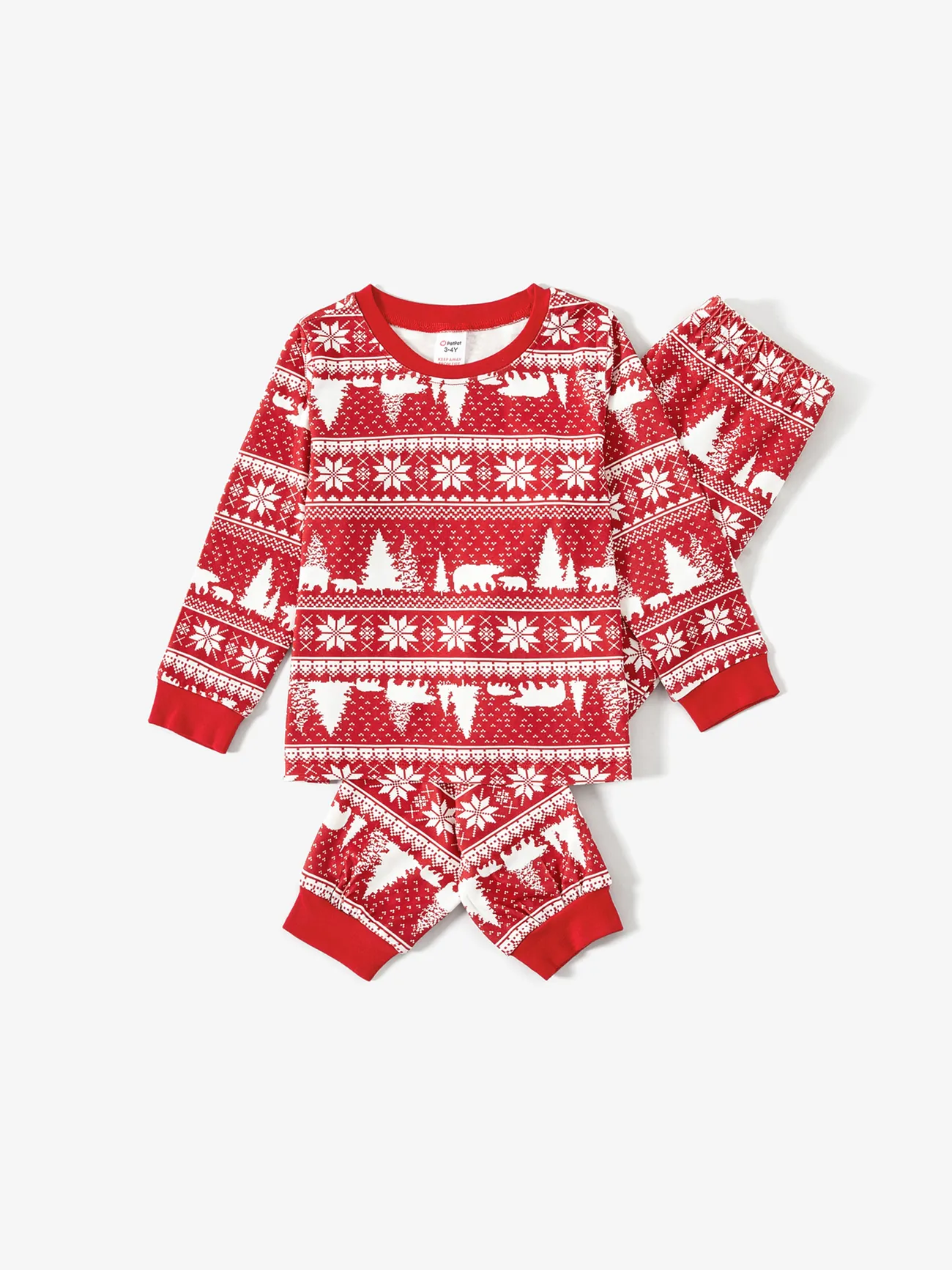 

Christmas Family Pajamas Matching Pajamas Set (Flame Resistant)