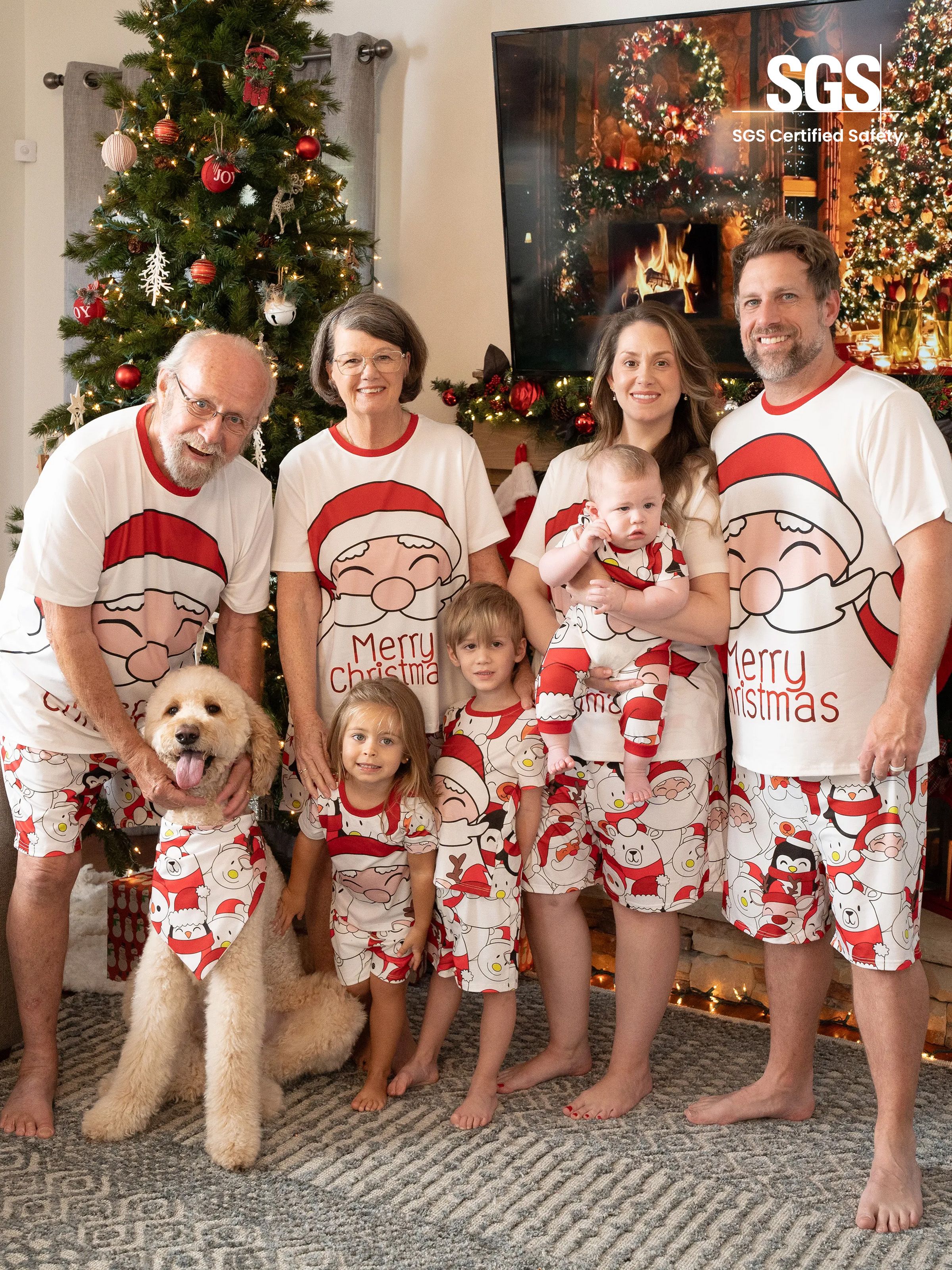 Popular family christmas pajamas