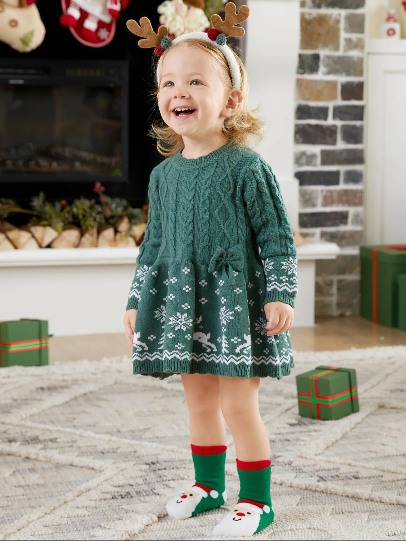 Baby Girl Christmas Sweet Dress 