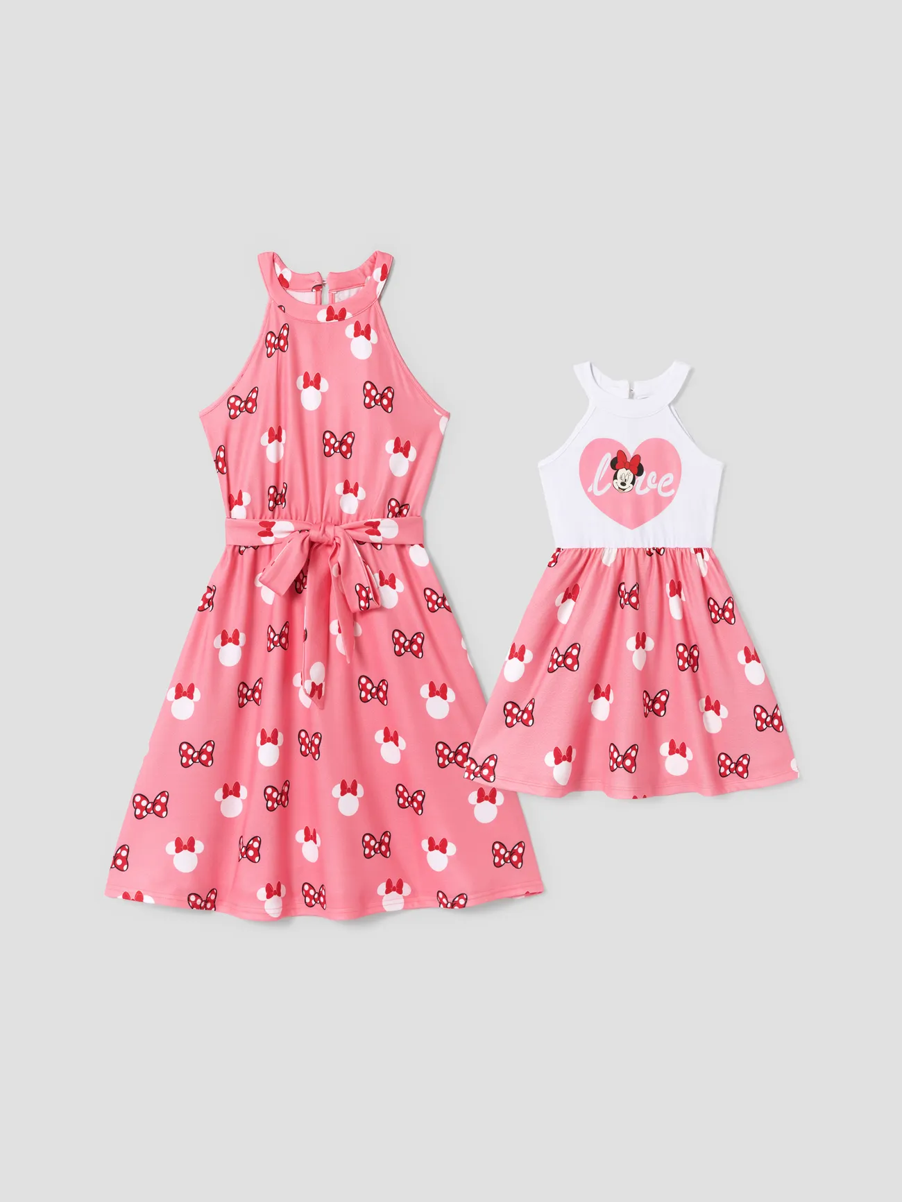 Disney Mickey and Friends Mommy & Me Girls Vestido en forma de corazón
