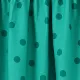 Paquete de 3 vestidos de manga ondulada para niños pequeños / niñas Verde claro