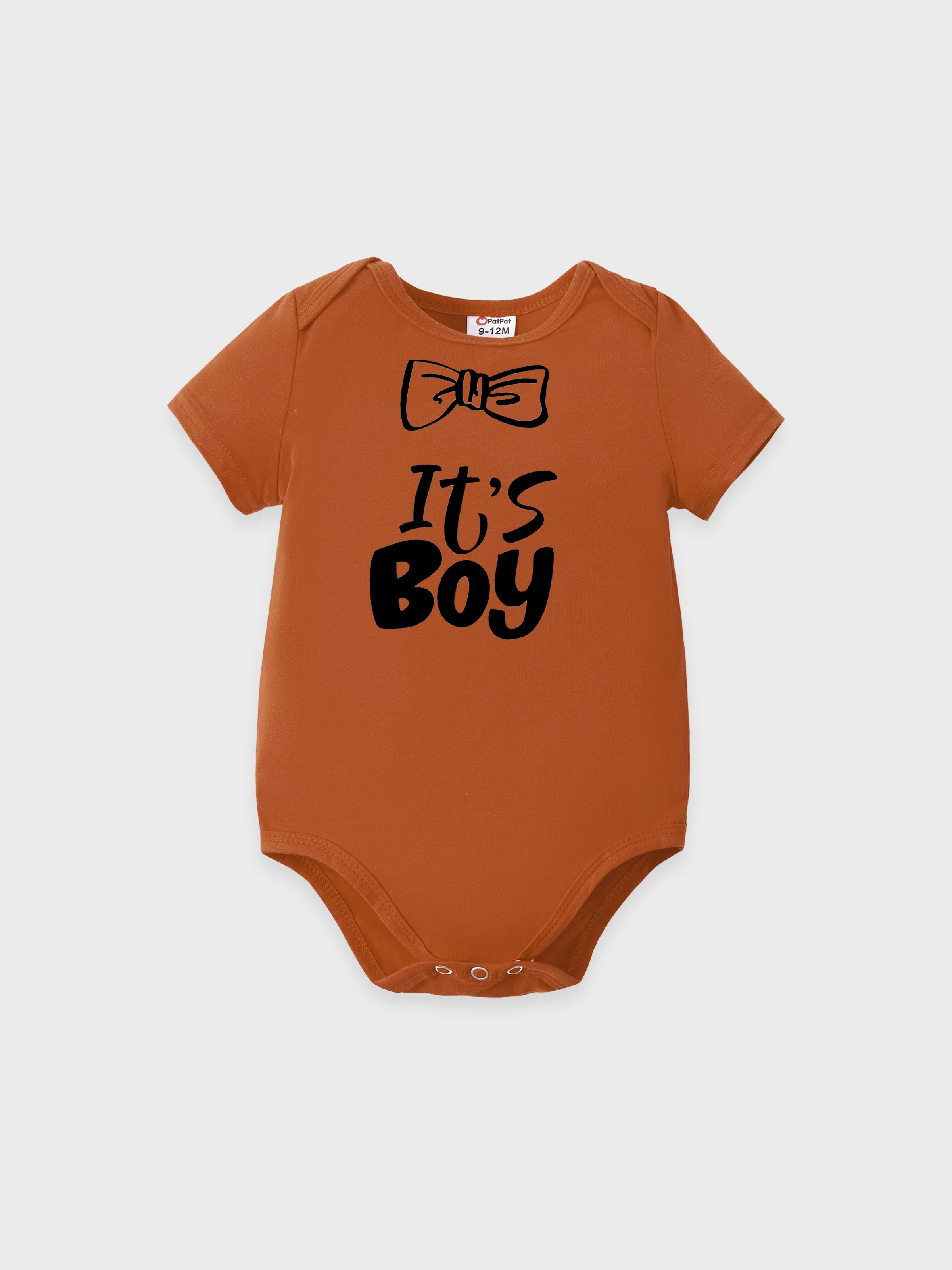 

Baby Boy/Girl 95% Cotton Letter Print Romper