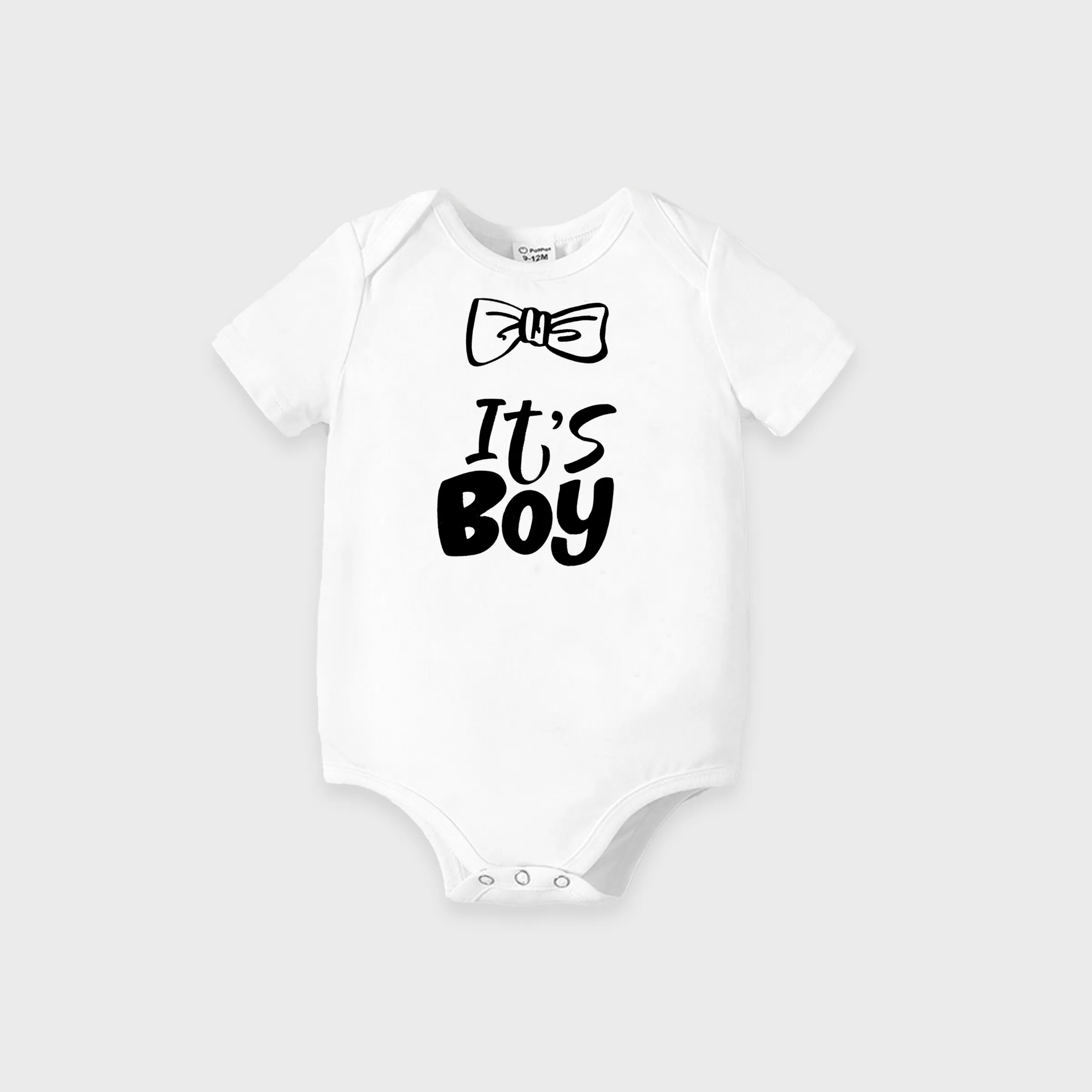 

Baby Boy/Girl 95% Cotton Letter Print Romper