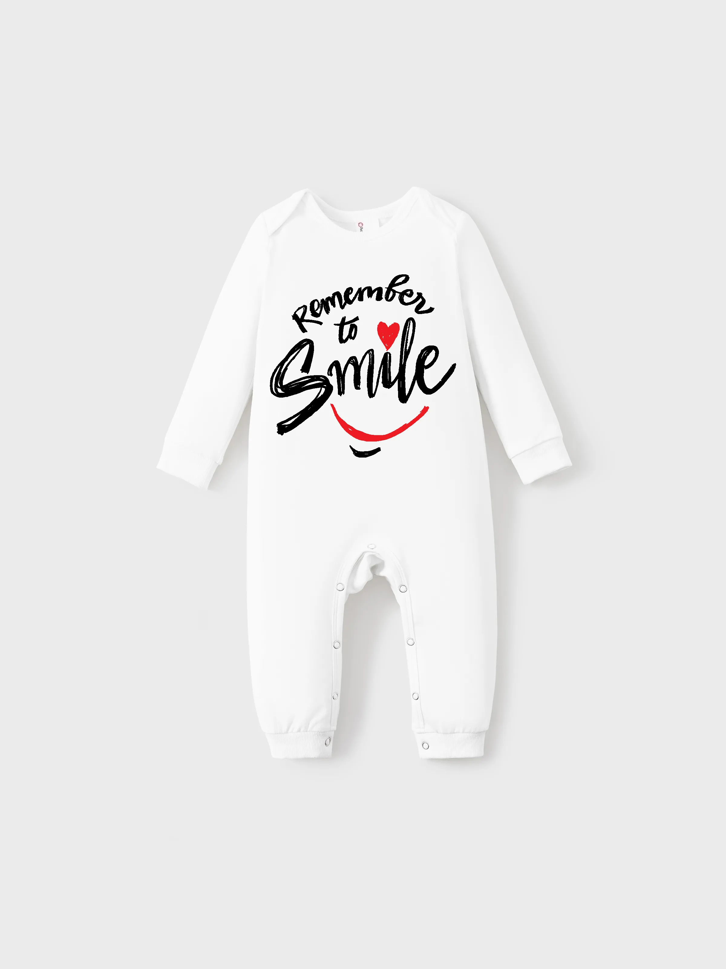 

Baby Boy/Girl Cotton Letter Print Jumpsuit