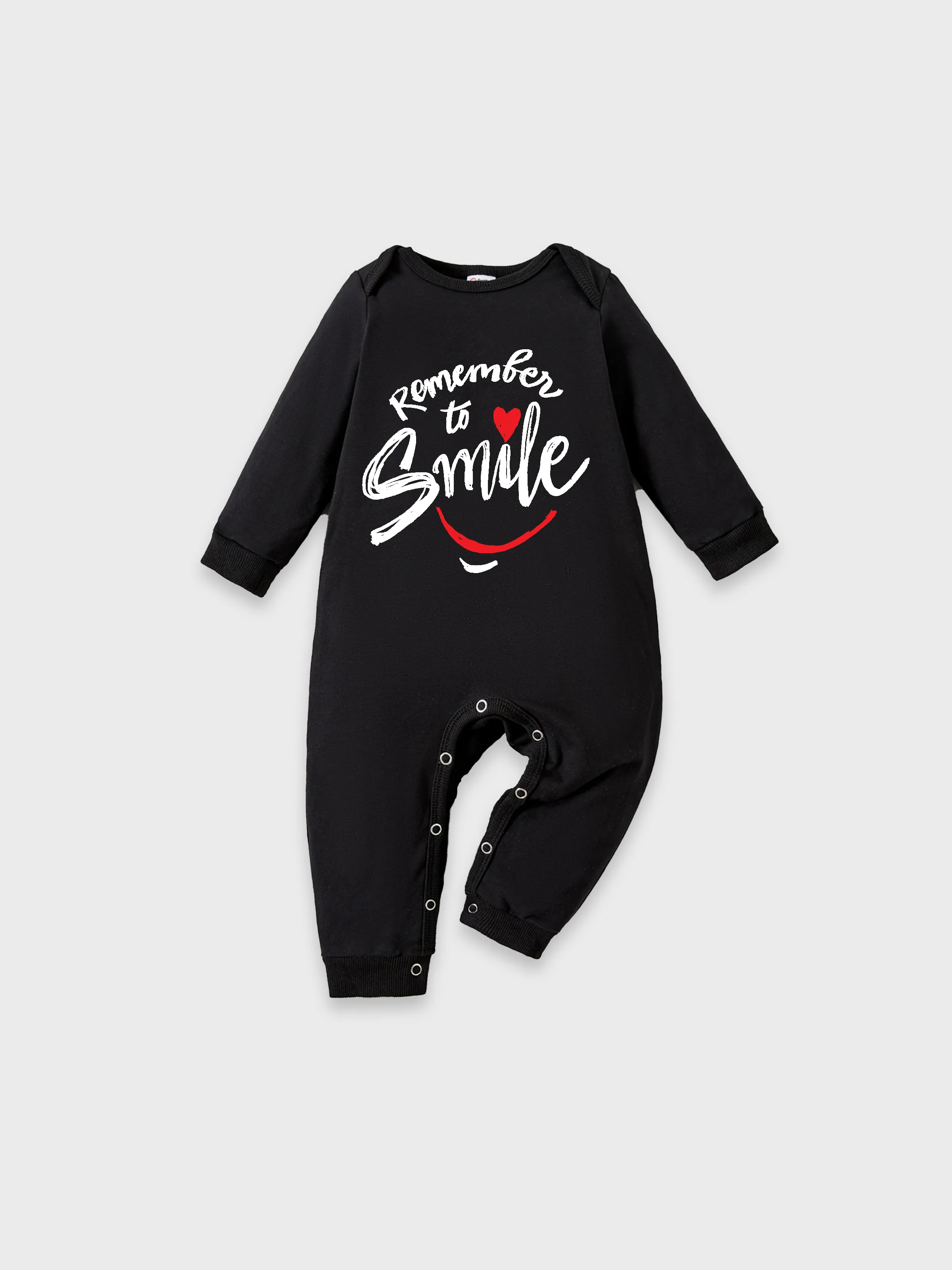 

Baby Boy/Girl Cotton Letter Print Jumpsuit