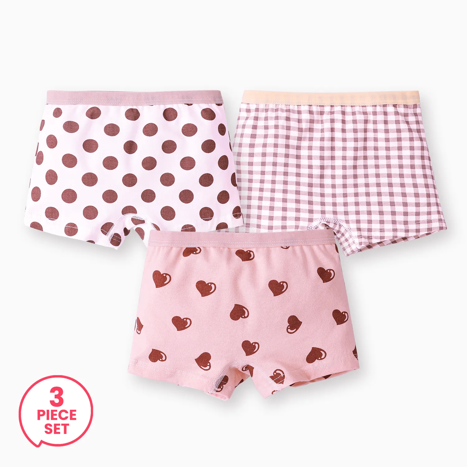 

3-Pack Toddler/Kid Girl Cotton Childlike Underwear