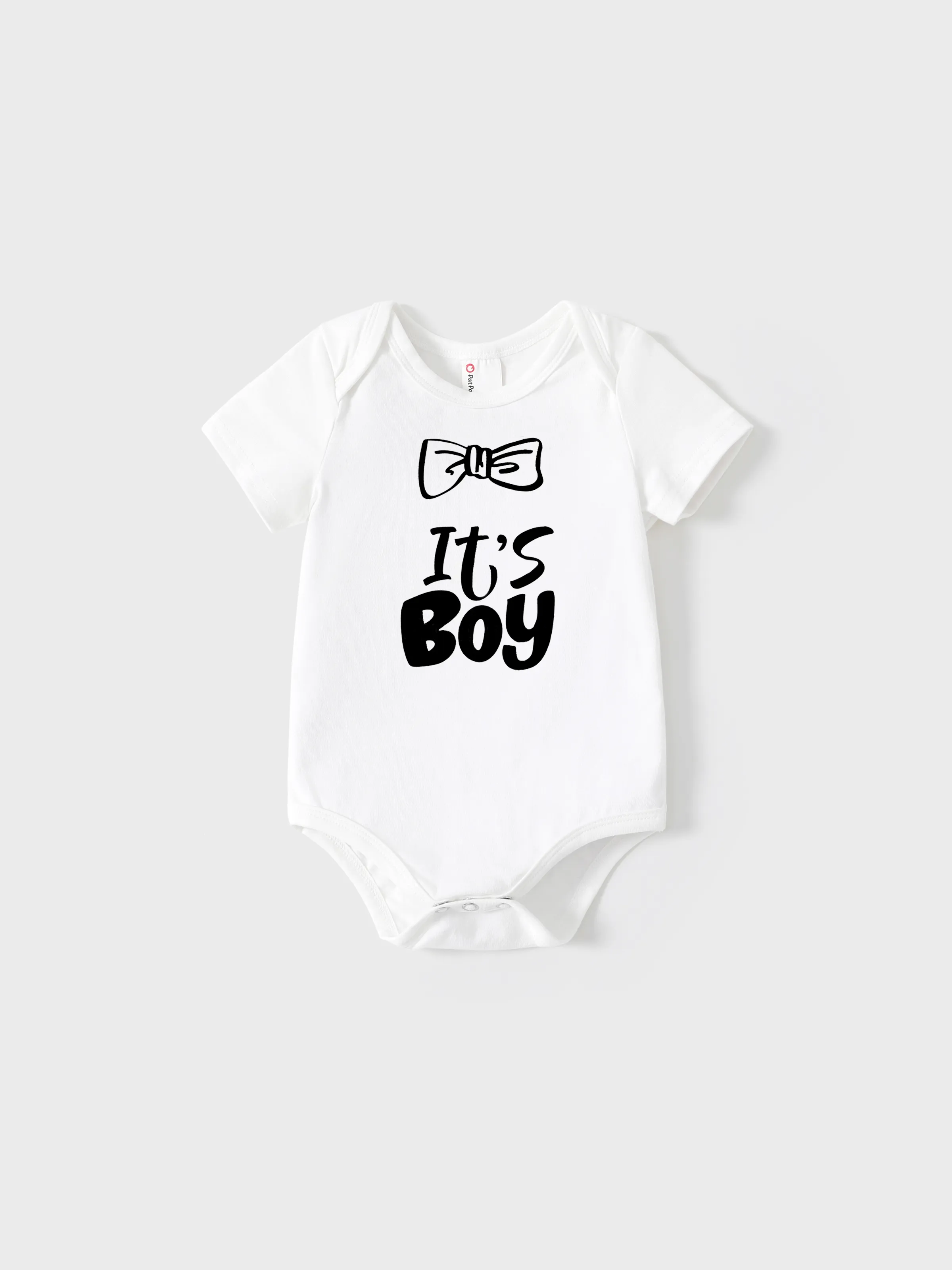 

Baby Boy/Girl 95% Cotton Letter Print Romper