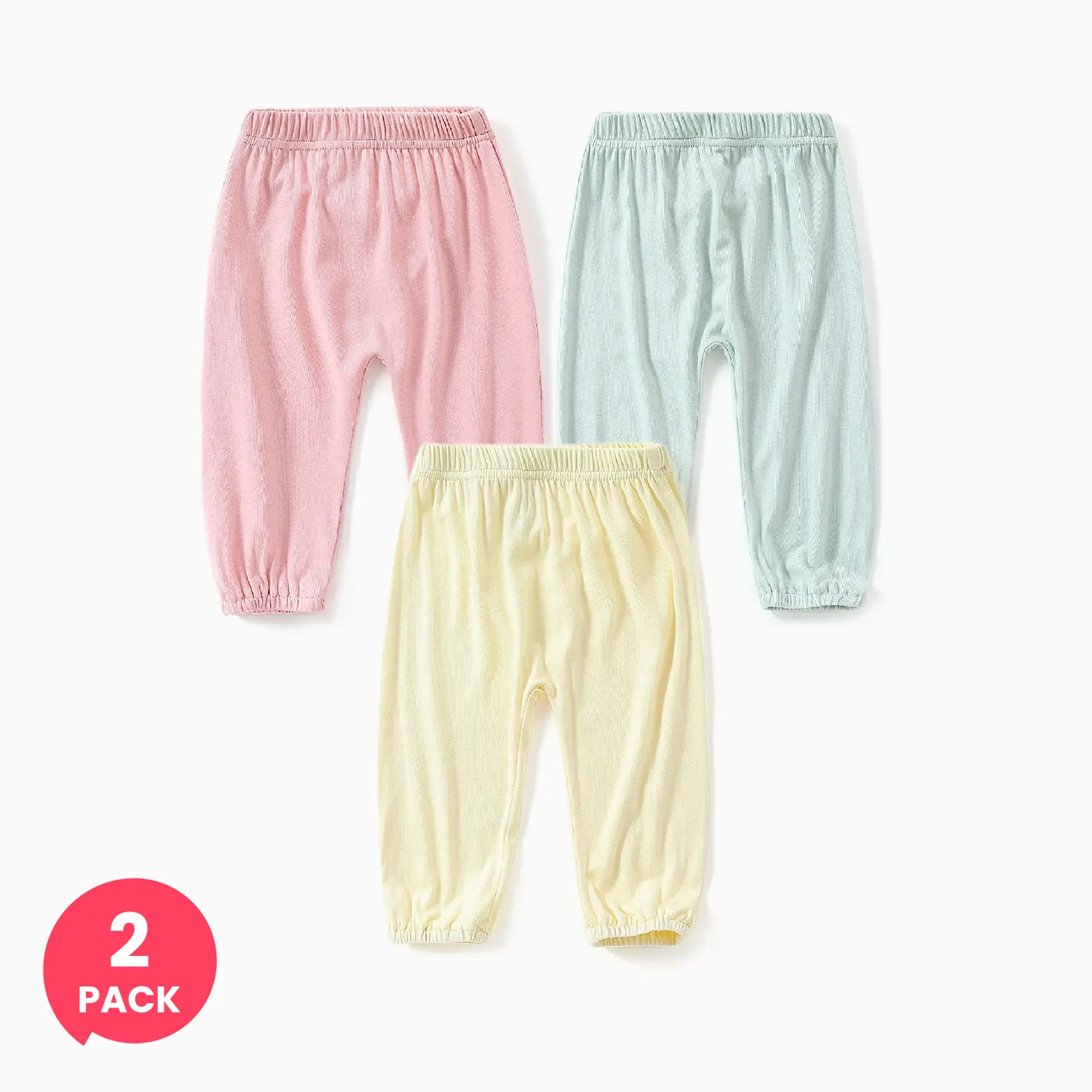 

3-Pack Baby Boy/Girl Solid Pants