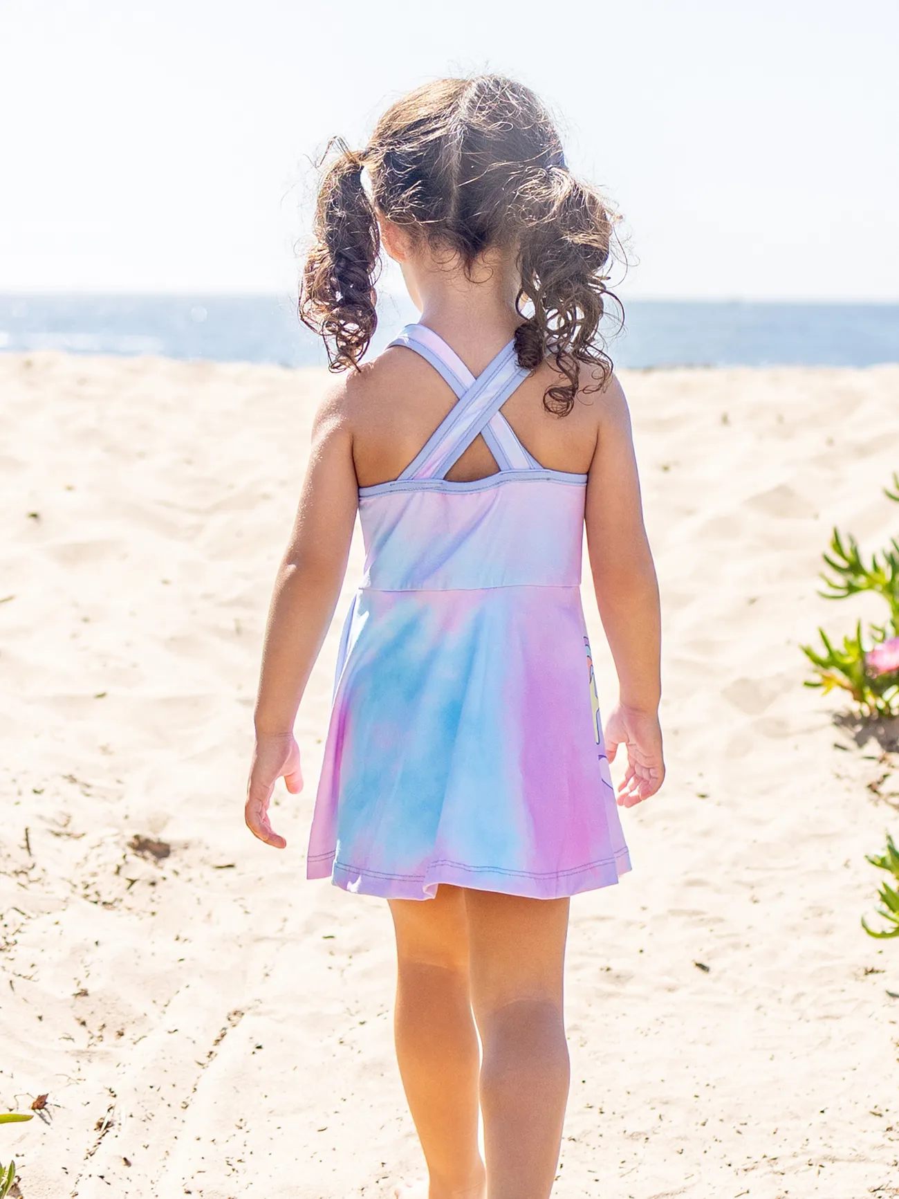 Girl - Disney Stitch Family Matching 1pc Tie-Dyed Sporty Dress or T-shirt - Multi-color - image 8