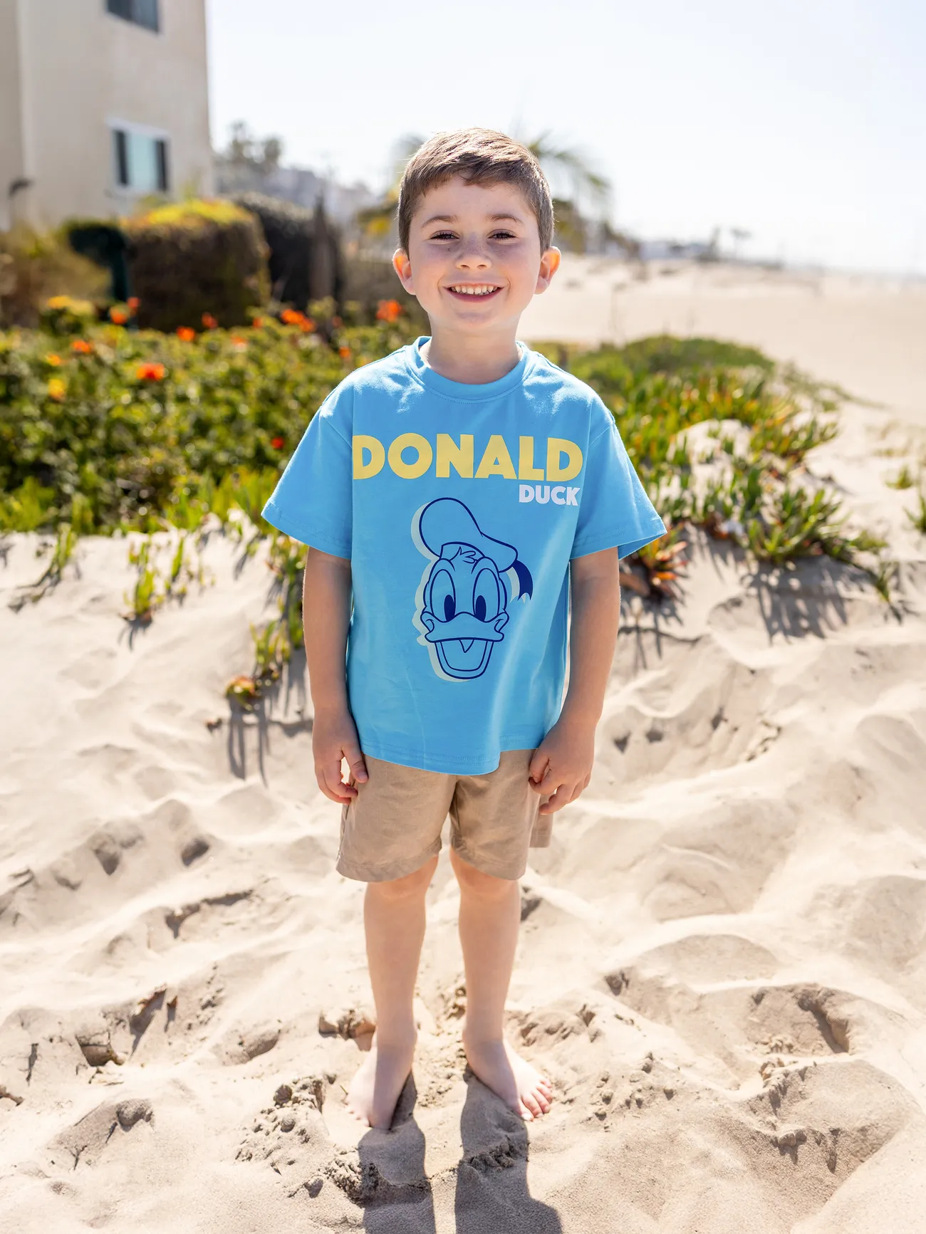 Boy - Disney Mickey and Friends Family Matching Cotton Mickey Minnie Print Short-sleeves Top - Multi-color - image 12