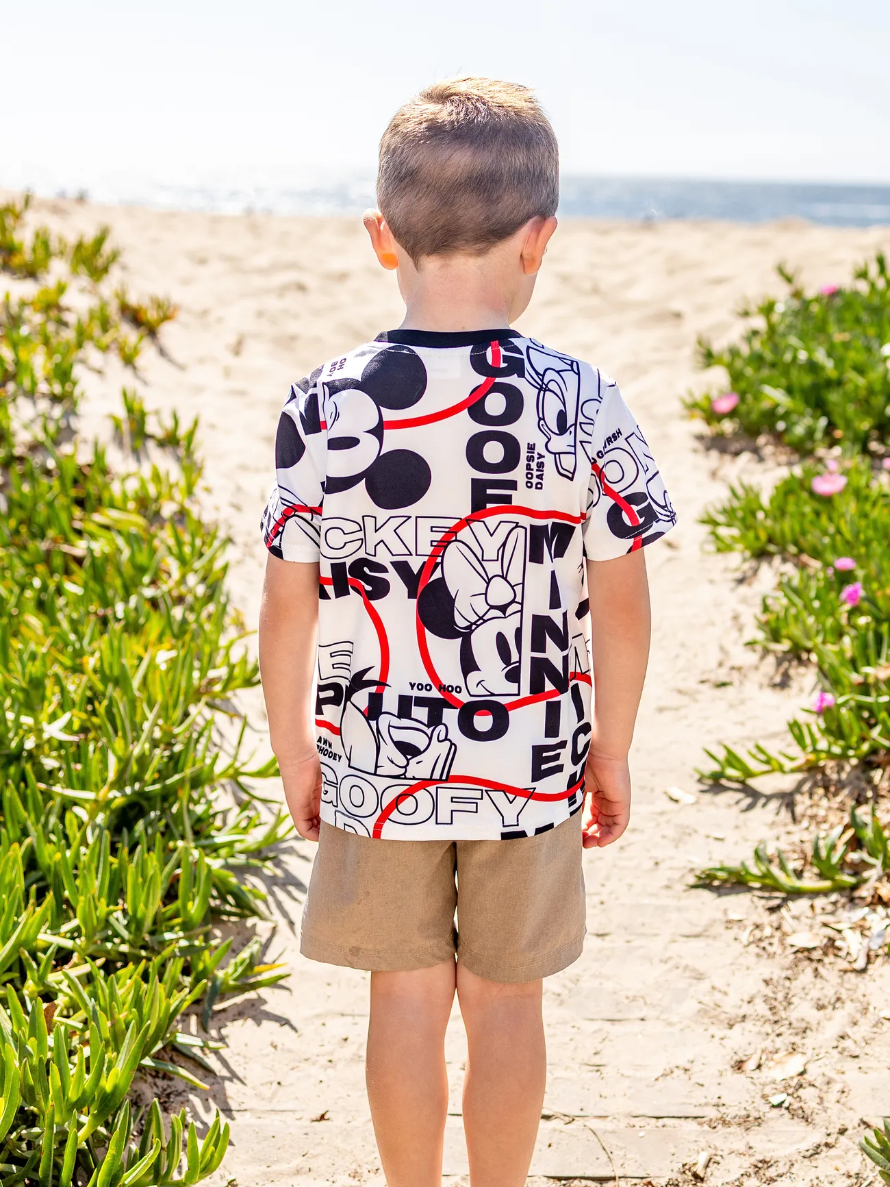 Boy - Disney Mickey and Friends Family Matching Graffiti Casual Dress/T-shirt/jumpsuit - Black - image 21
