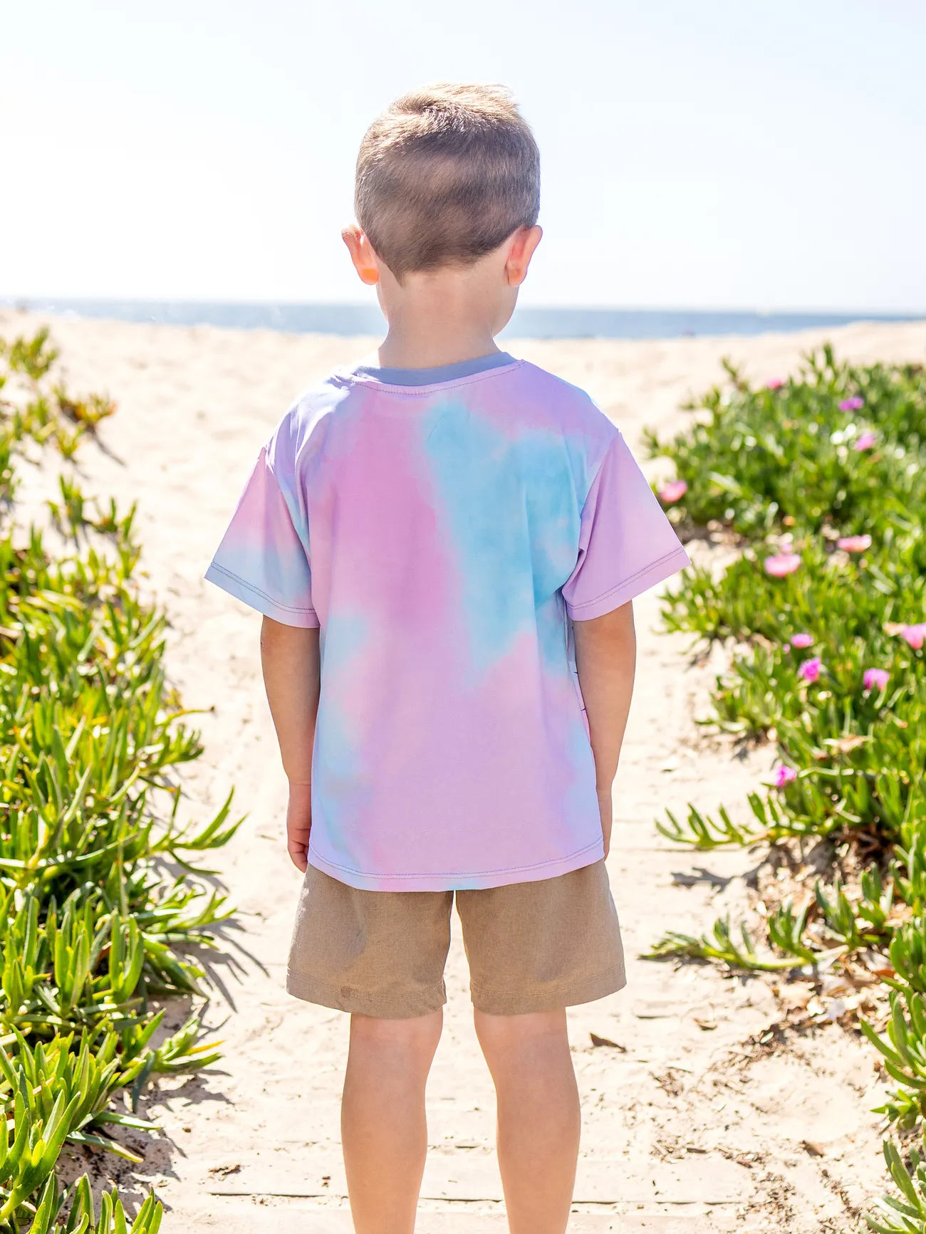 Boy - Disney Stitch Family Matching 1pc Tie-Dyed Sporty Dress or T-shirt - Multi-color - image 13