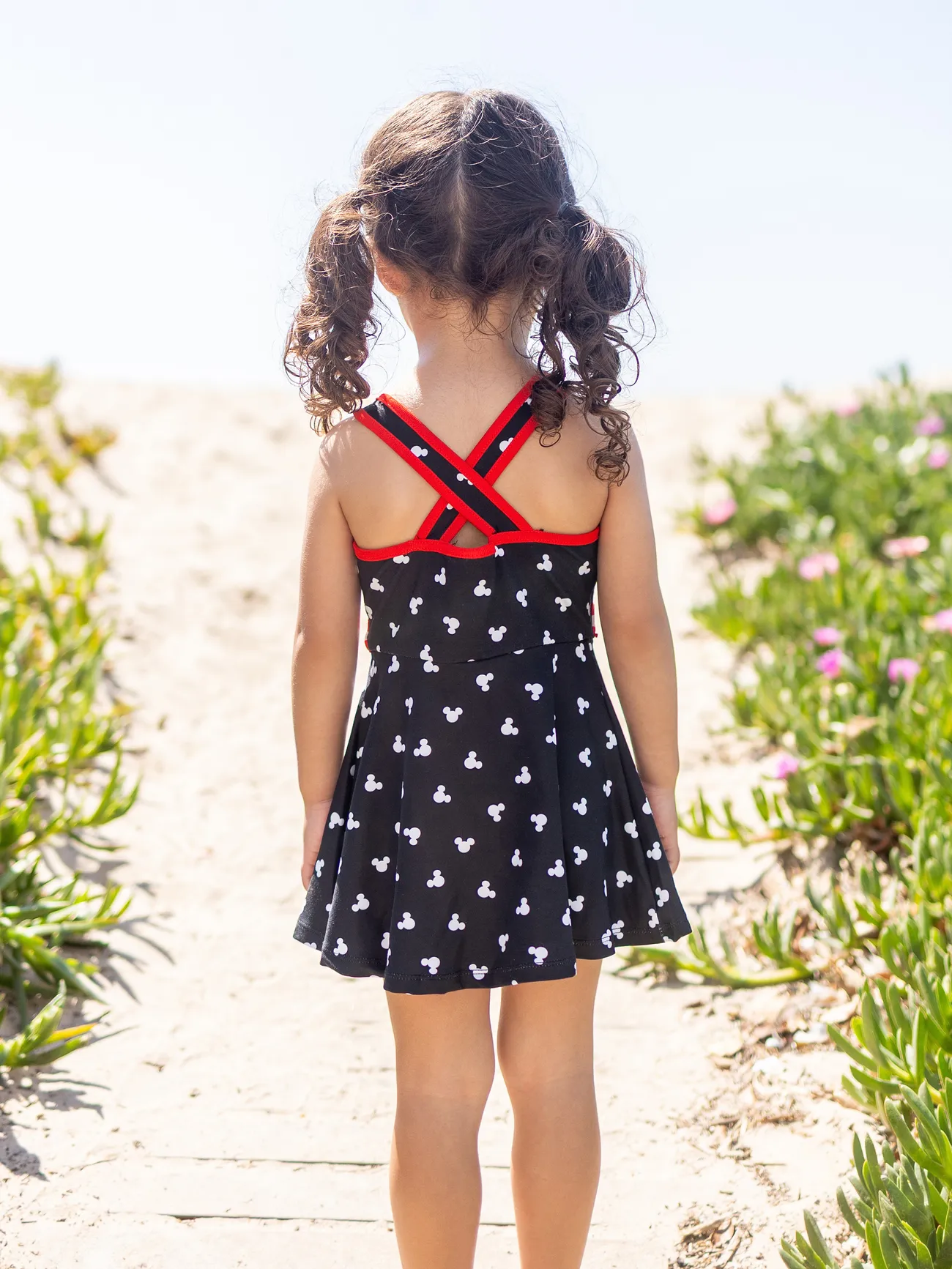 Girl - Disney Mickey and Friends Family matching 1pc Mickey Mouse Allover Print Sporty Dress/Cotton Top /Romper
Expression Casual Suits Family Set 3pcs Cotton Unisex - Black - image 8