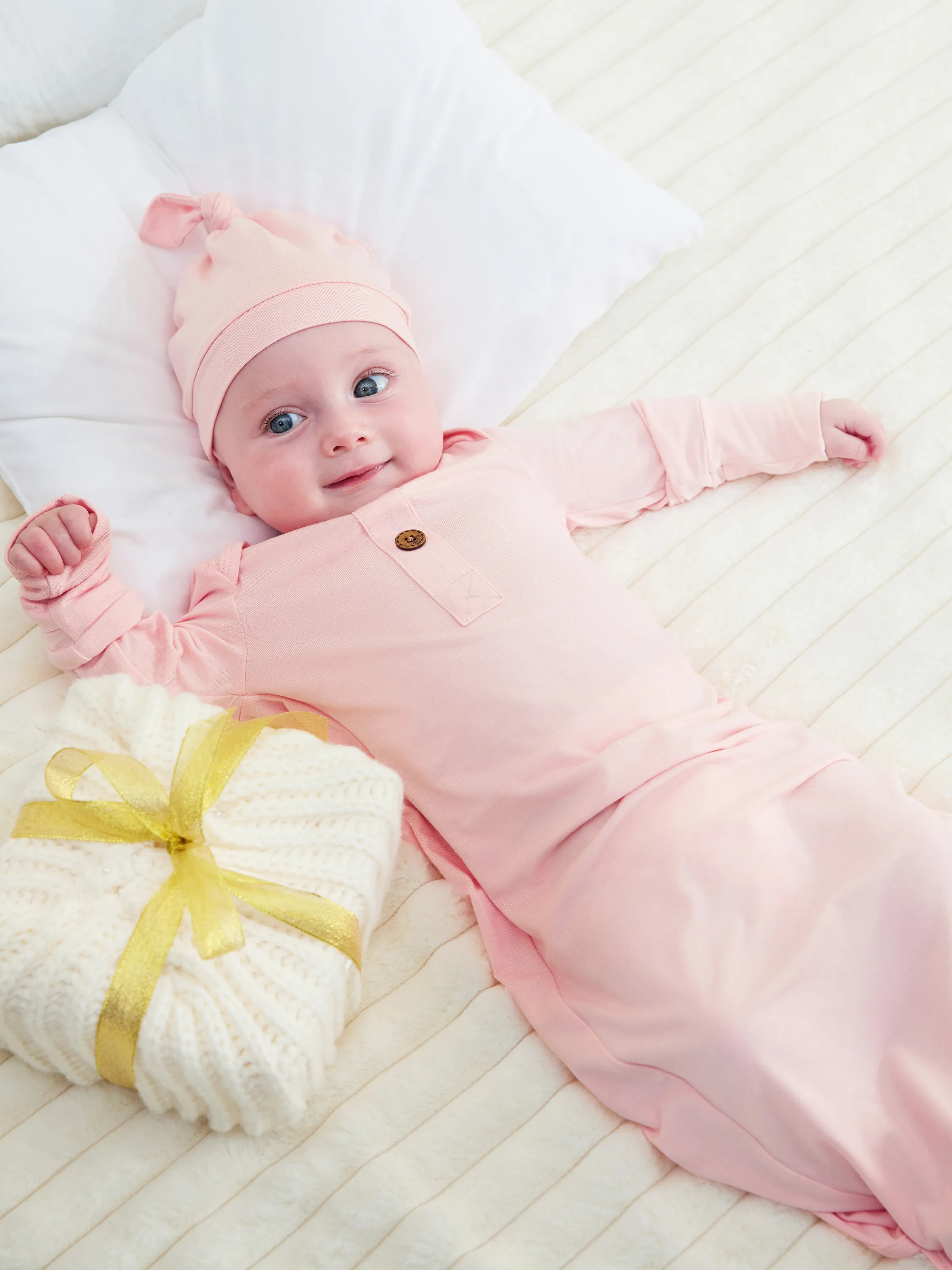 

Bamboo Baby Boy/Girl Sleeping Bag with Hat