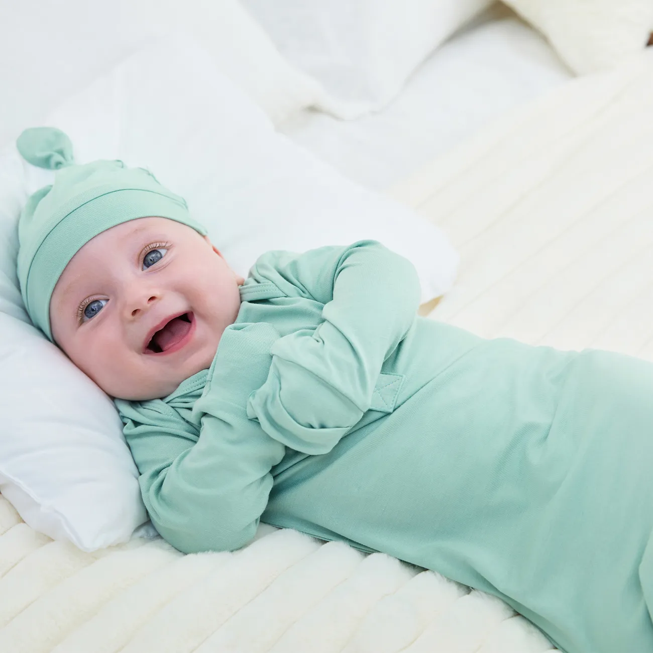 Bamboo Baby Boy/Girl Sleeping Bag with Hat