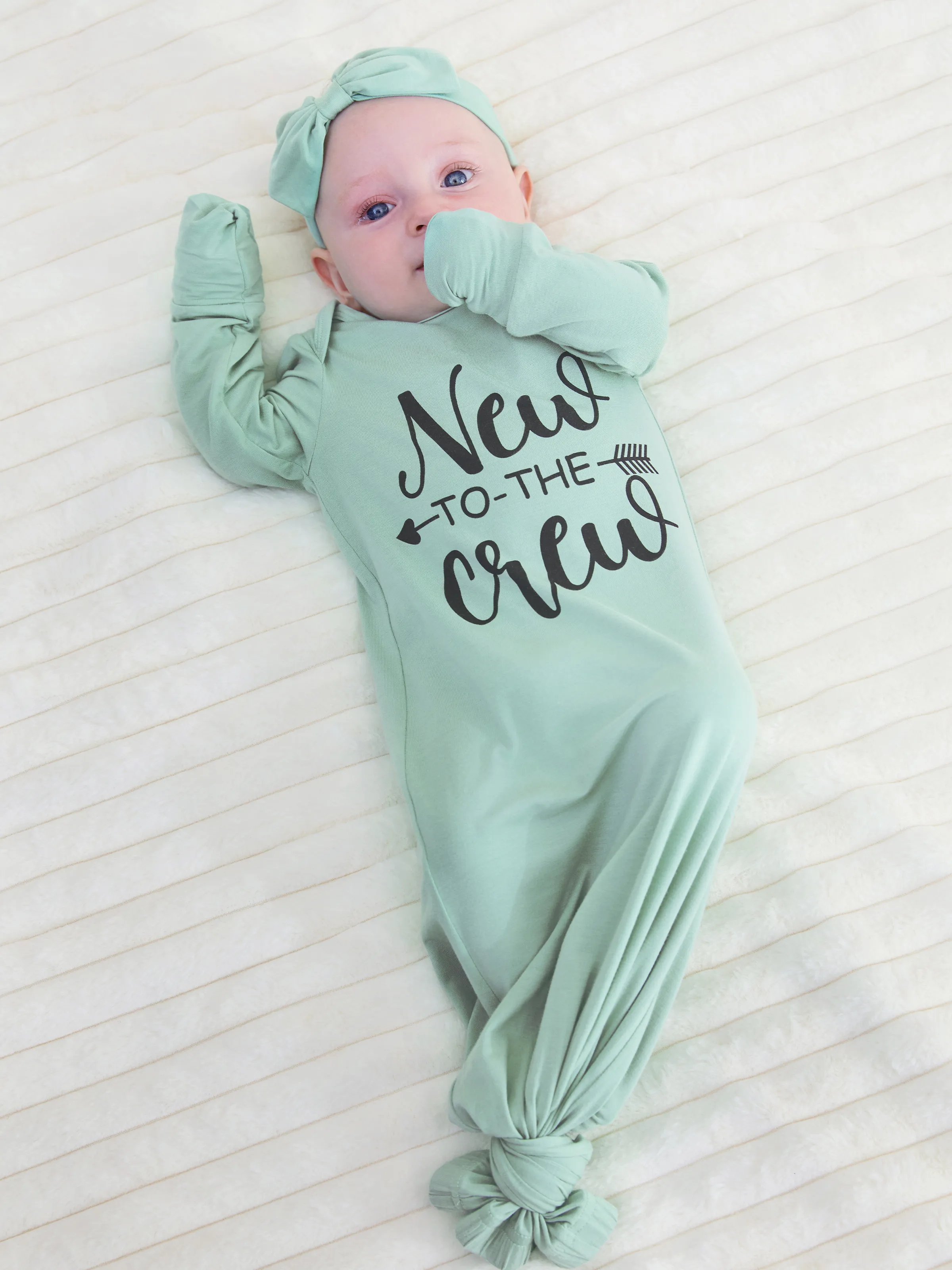 

Bamboo Baby Girl Sleeping Bag with Headband