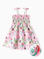 

Disney Princess Toddler Girl Moana Ariel Tian Smocking Dress