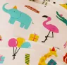 Bamboo Baby/Toddler 2 pezzi Childlike Animal Print Snug-Fitting Pigiama Set Albicocca