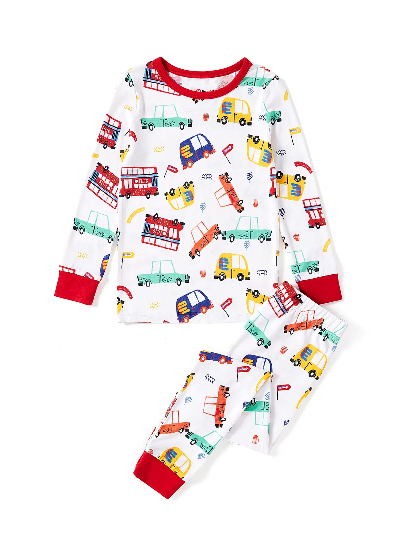 Beep Beep - Baby/Toddler Bamboo Pajamas Set with Childlike Animal Print (2-Piece, Snug-Fitting) - image 2
