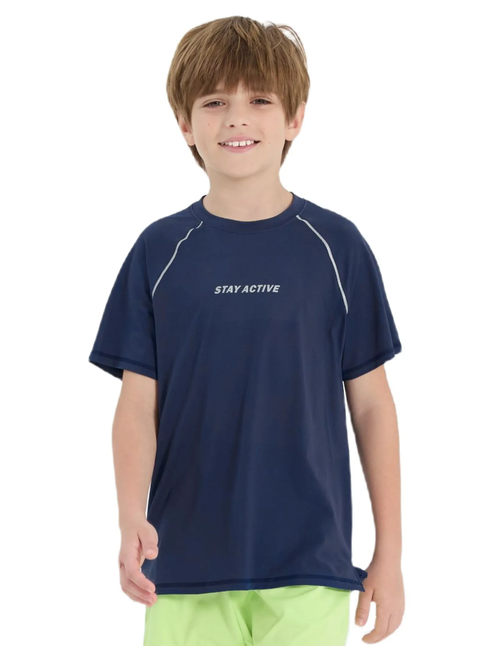 Camiseta de manga corta Athletic Ultra Ligera y de Secado Rápido para Niño