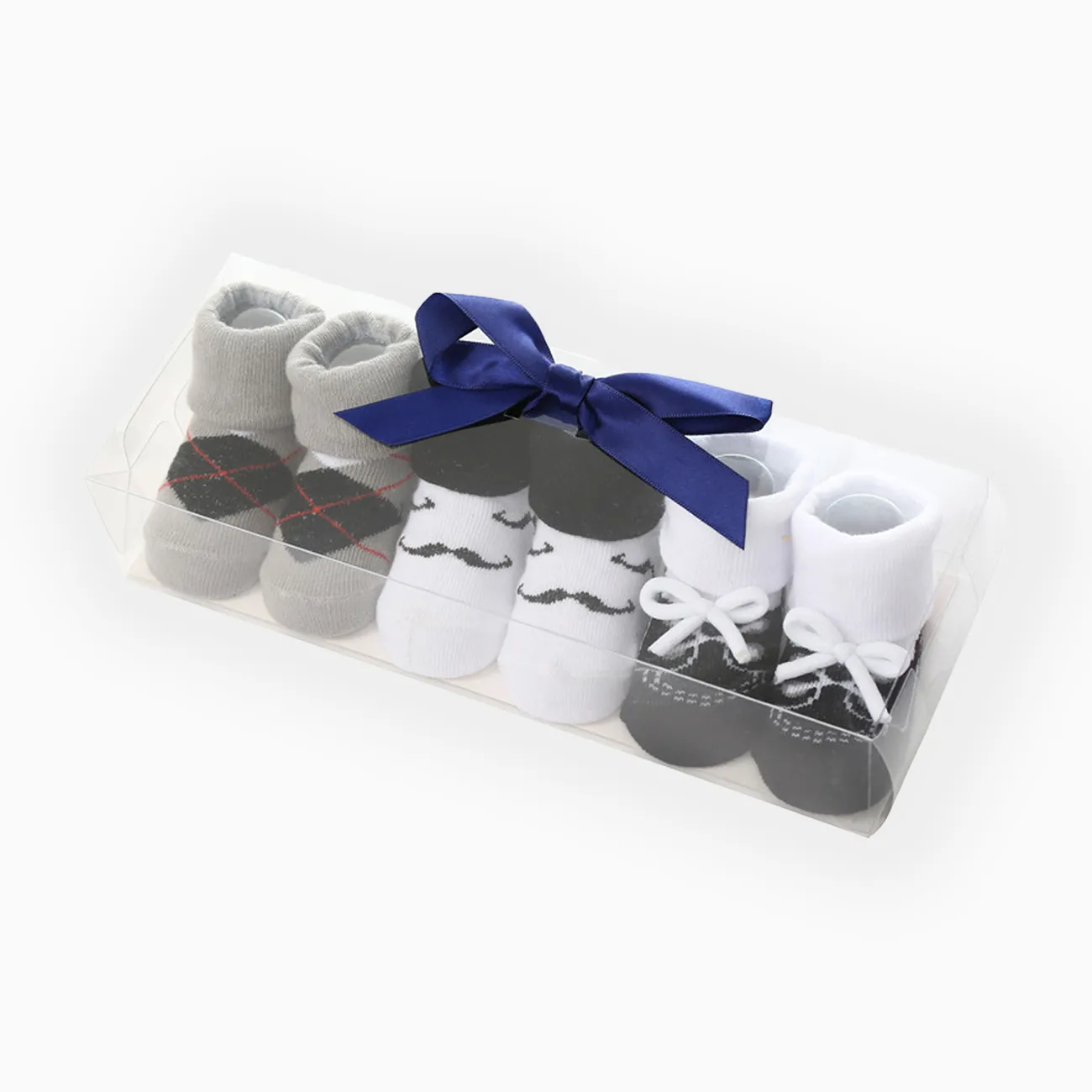 Baby Boy 3-Pack Cotton Slip Resistant Socks