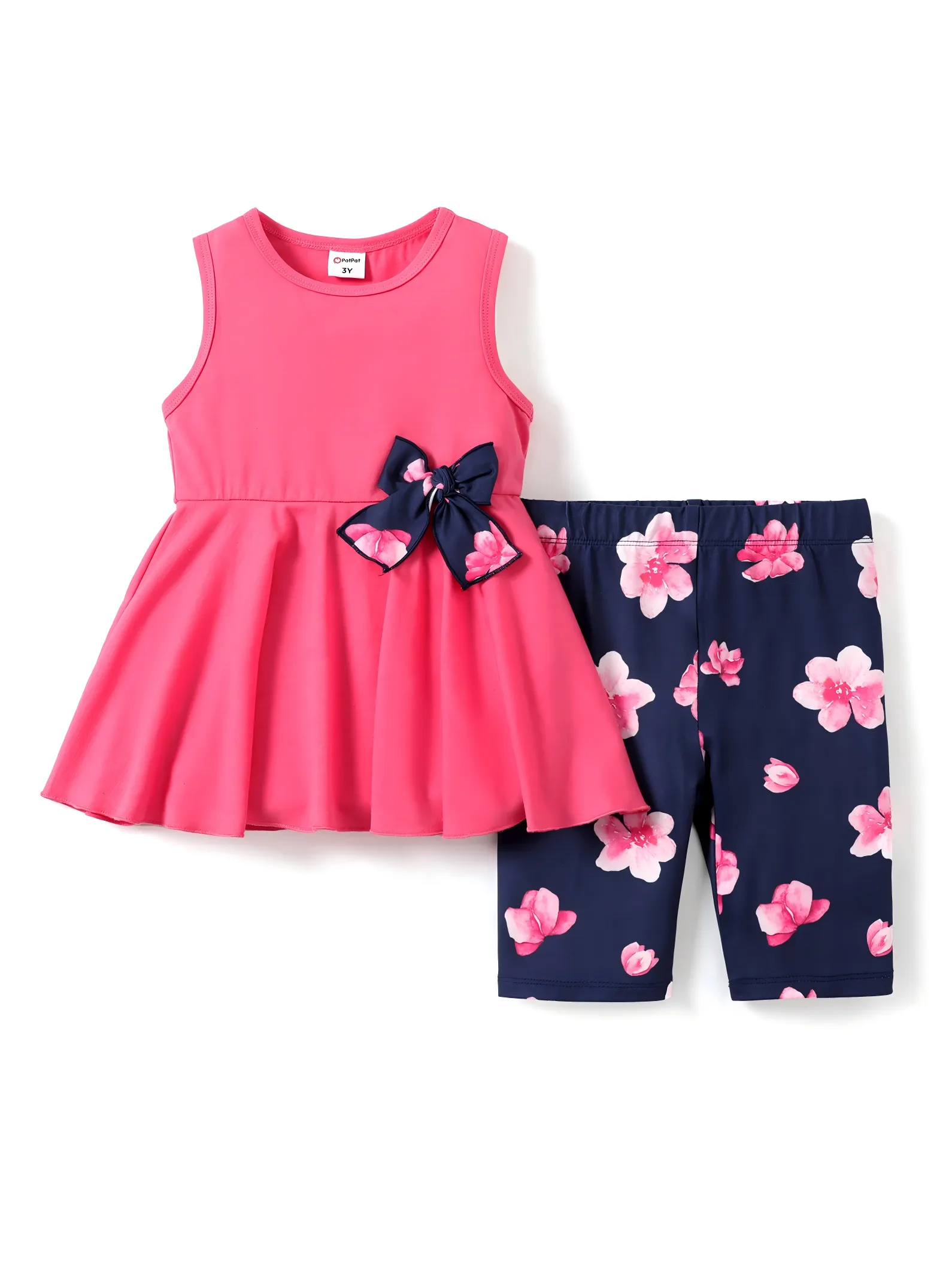 

2-Piece Toddler/Kid Girl Sporty Tee and Leggings Set