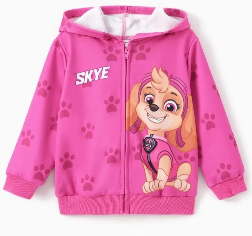 Poncho pour enfants 50x115 Paw Patrol Paw Skye Marshall Rublle Chase