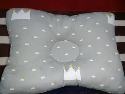 100% algodón almohada para bebés recién nacidos bebé anti cabeza plana bebé  almohada para dormir bebé ropa de cama para dormir posición de sueño  almohada de apoyo (25 * 19 cm /