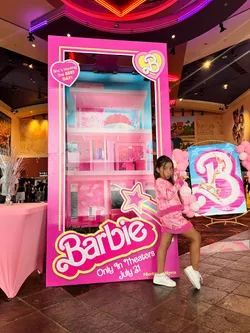 2023 Numéro Cm Imprimé Barbie Vêtements Fille Jupe Deux Pièces Jupe Enfants  Costume 86048